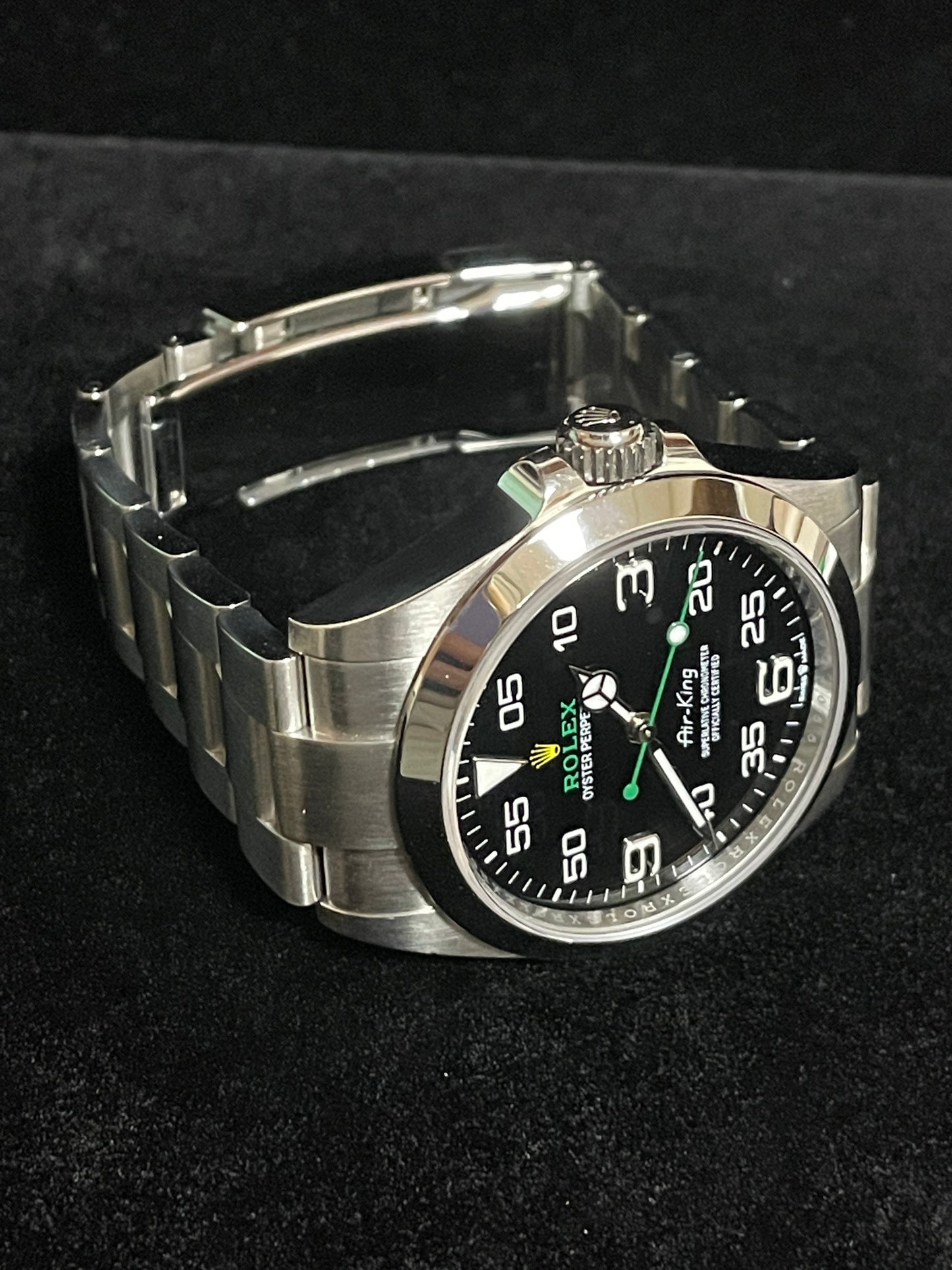 2023 Rolex Air-King 126900 Black Dial SS Oyster With Papers 40mm