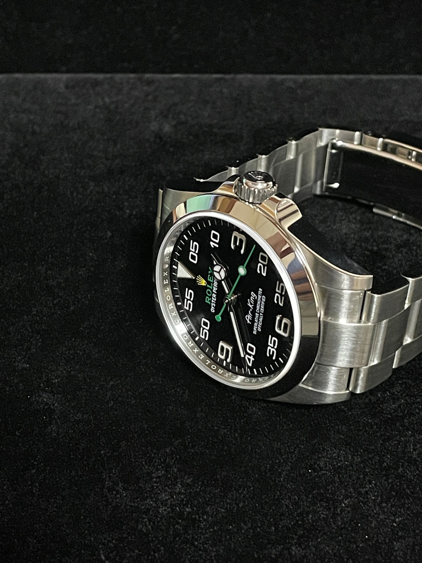 2023 Rolex Air-King 126900 Black Dial SS Oyster With Papers 40mm