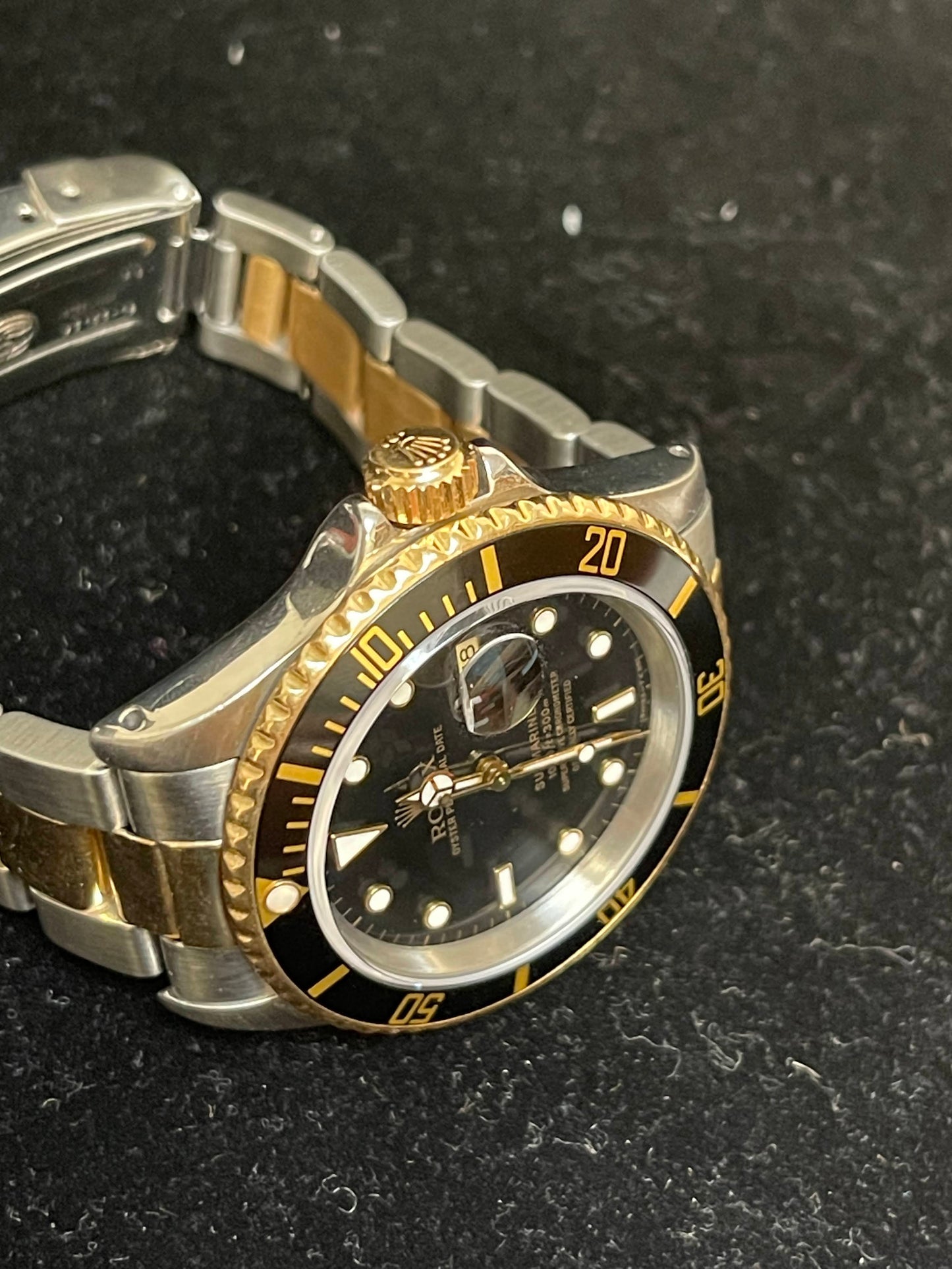1990 Rolex Submariner 16613 Black Dial TT Oyster No Papers 40mm
