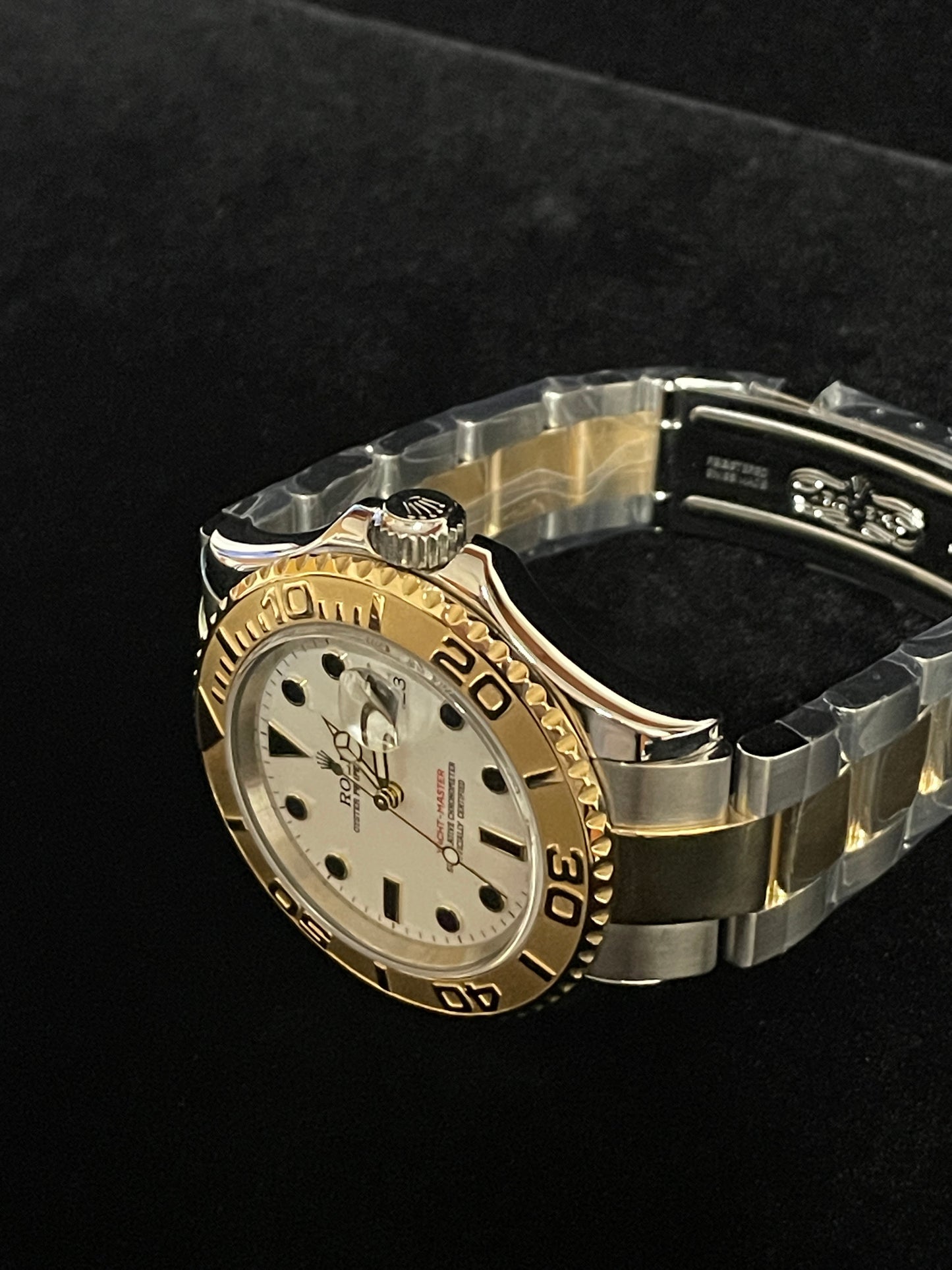 2007 Rolex Yacht-Master 16623 White Dial TT 18kt Oyster With Papers 40mm