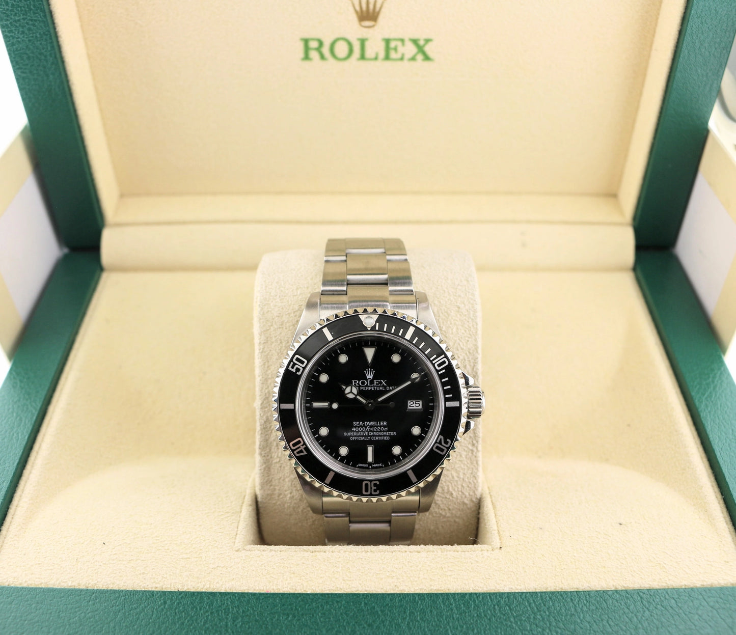 1999 Rolex Sea-Dweller 16600 Black Dial SS Oyster No Papers 40mm