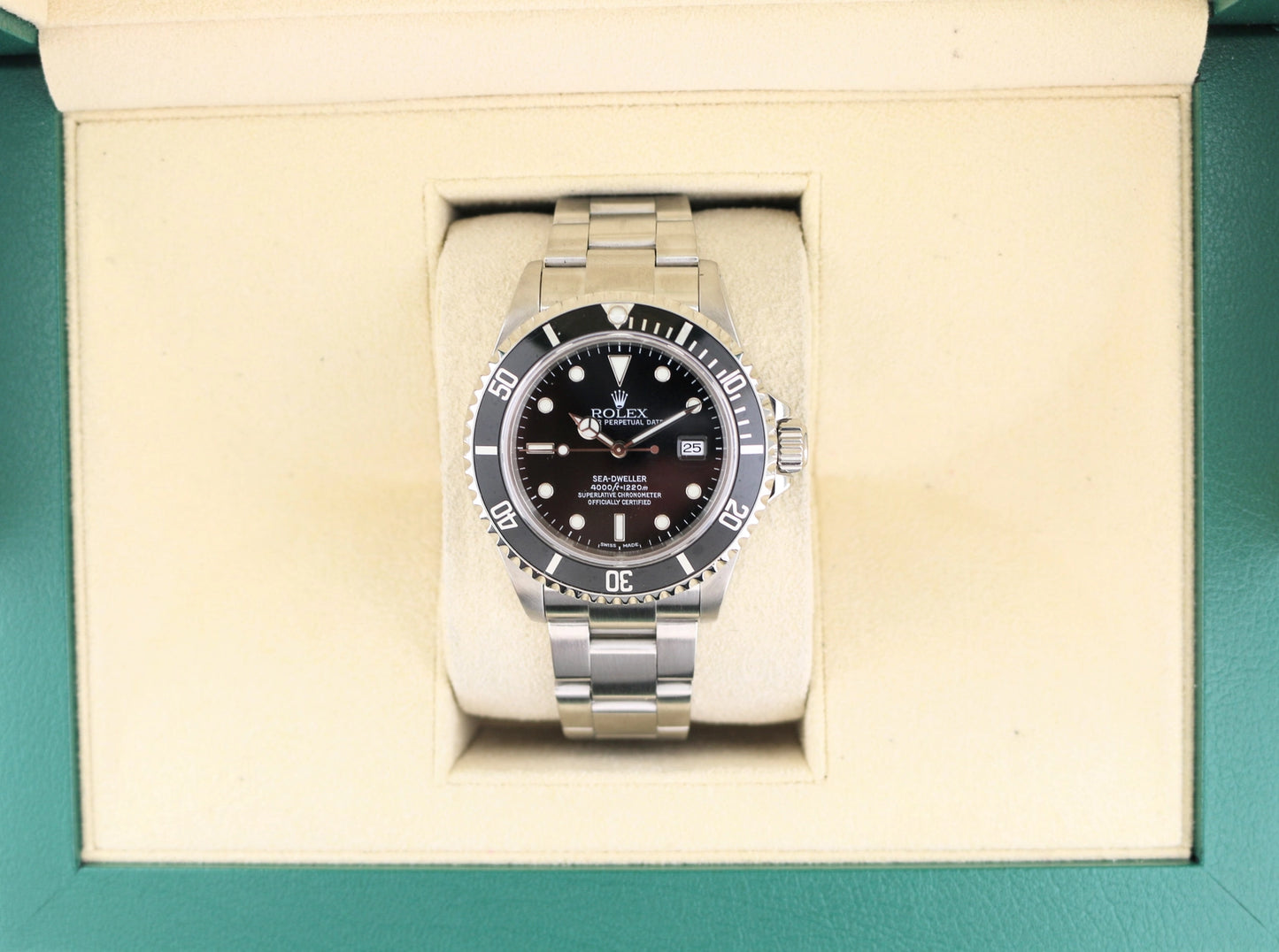 1999 Rolex Sea-Dweller 16600 Black Dial SS Oyster No Papers 40mm