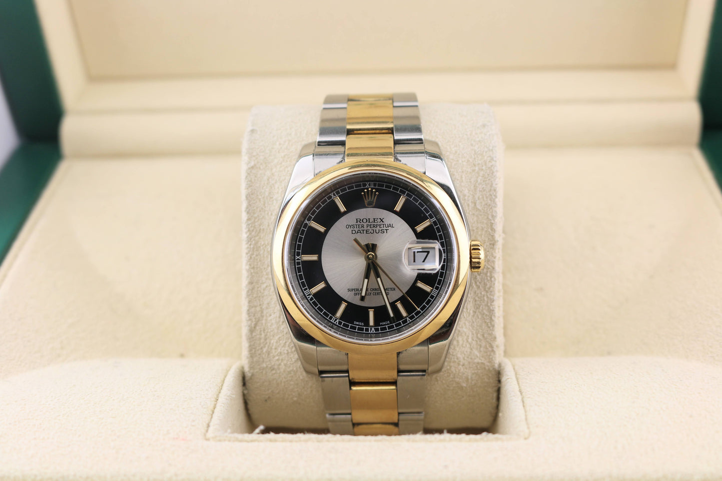 2004 Rolex Datejust 116203 Tuxedo Dial TT Oyster No Papers 36mm