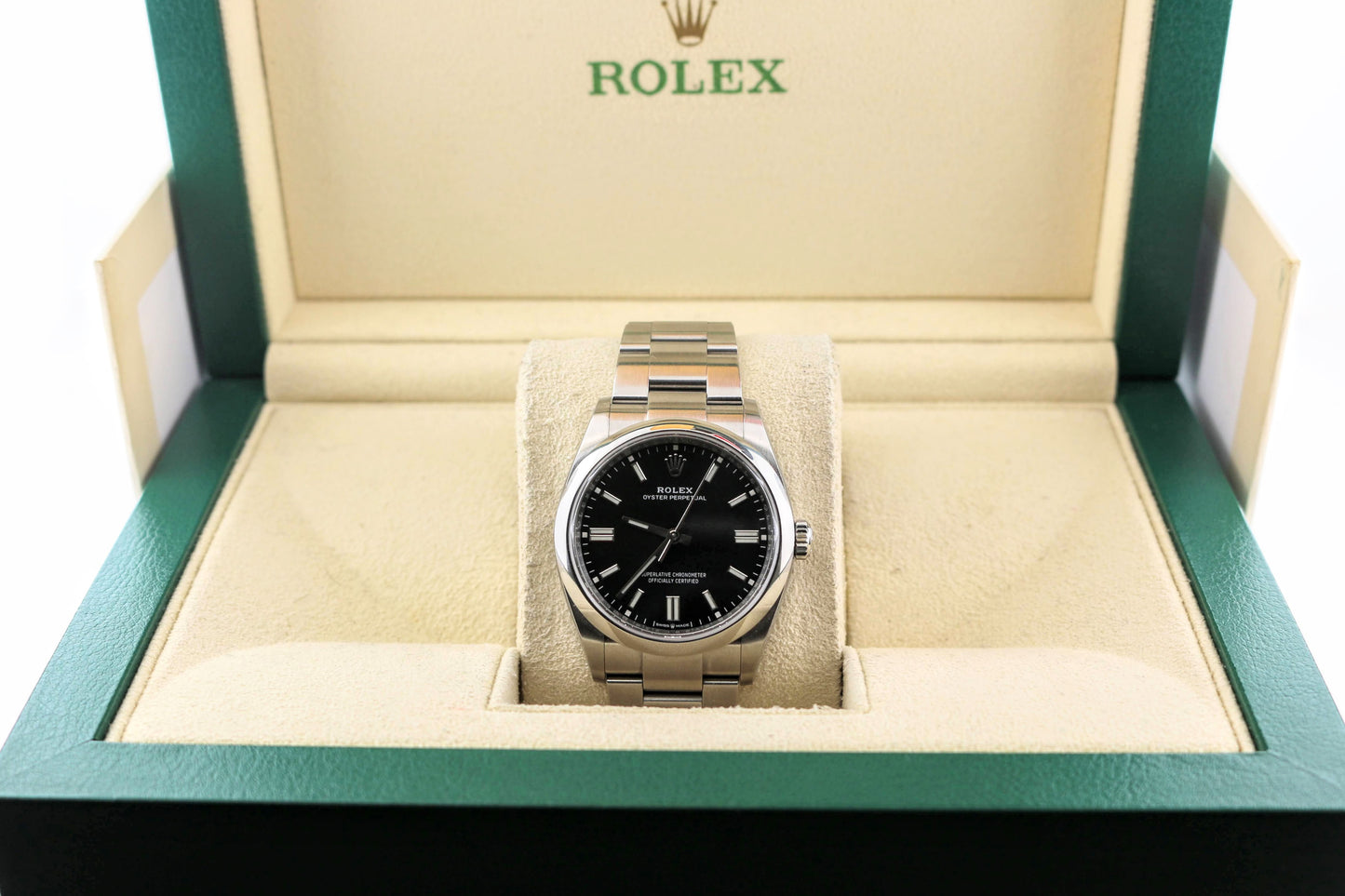 2021 Rolex Oyster Perpetual 126000 Black Dial SS Oyster No Papers 36mm