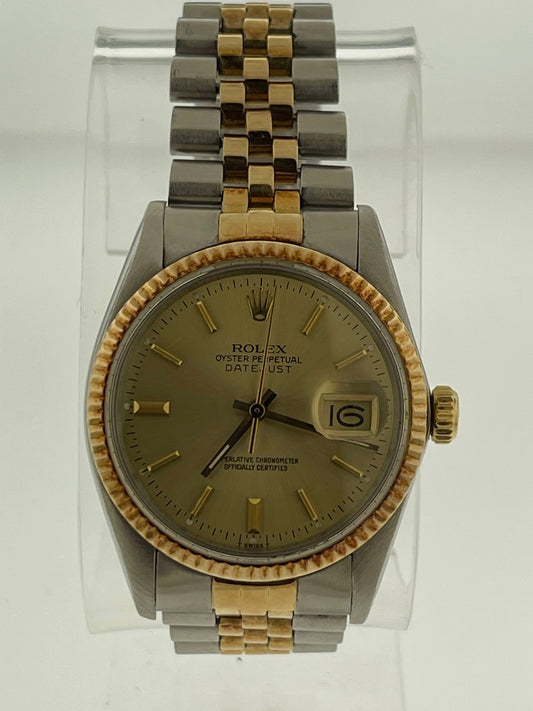 1981 Rolex Datejust 16013 Champagne Dial No Papers 36mm