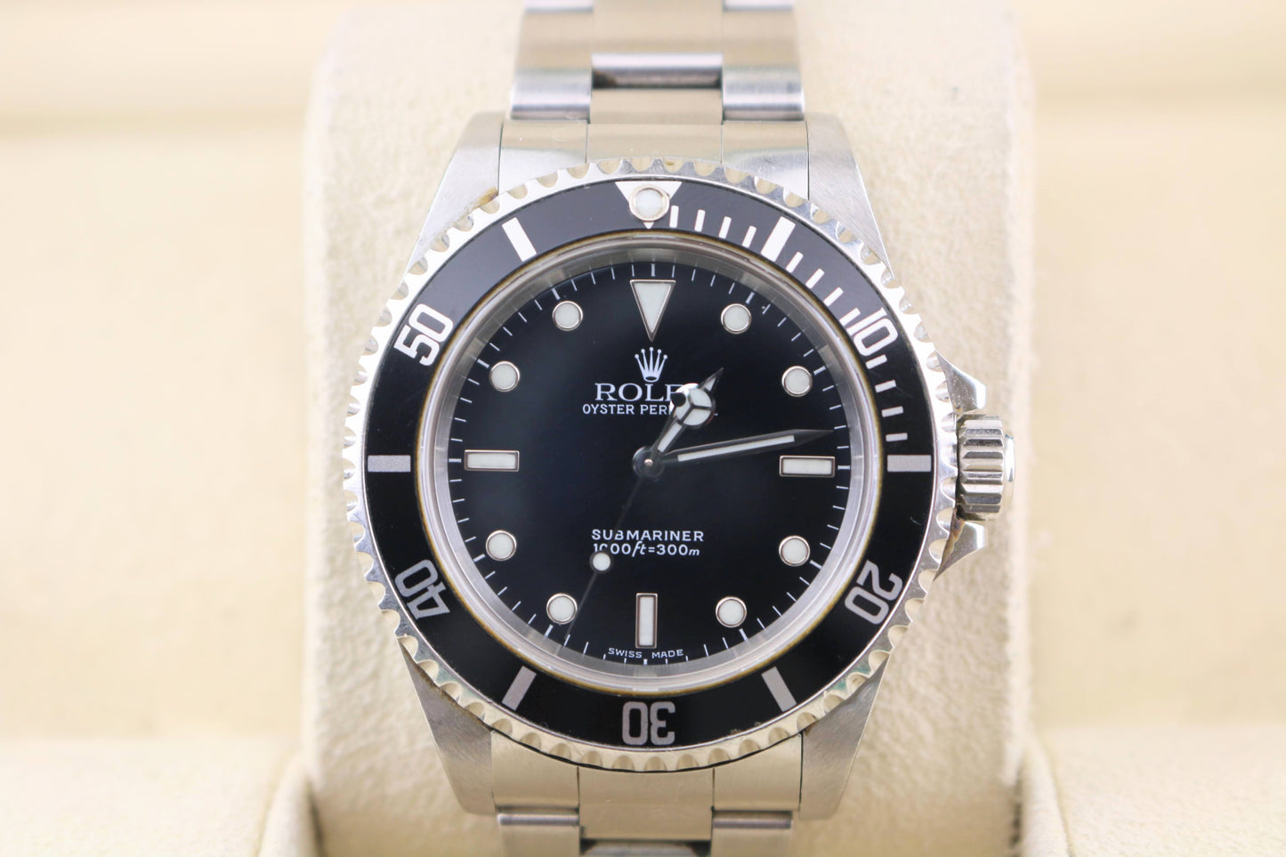 2000 Rolex Submariner No Date 14060 Black Dial SS Oyster No Papers 40mm