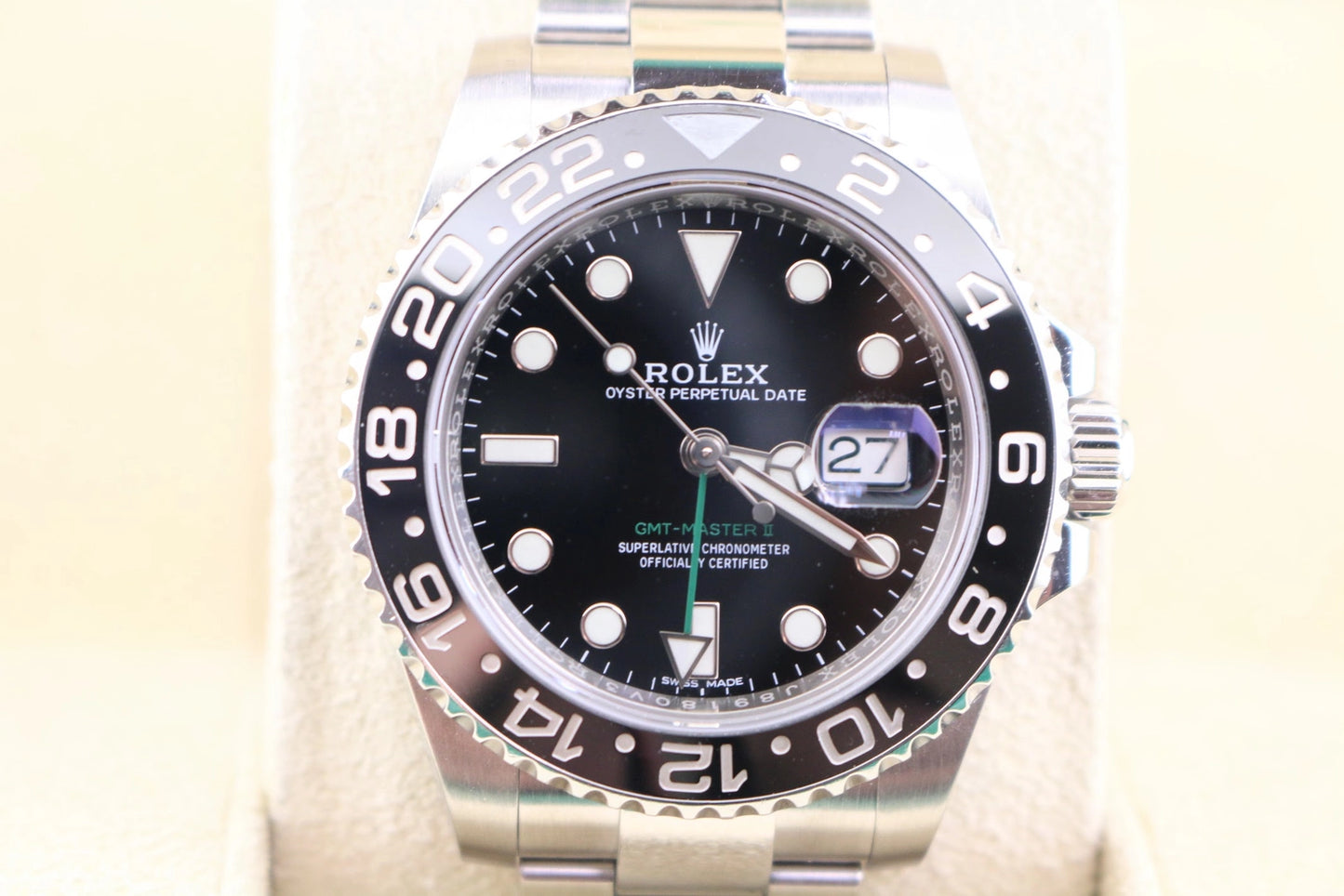 2017 Rolex GMT-Master II 116710 Black Dial SS Oyster No Papers 40mm
