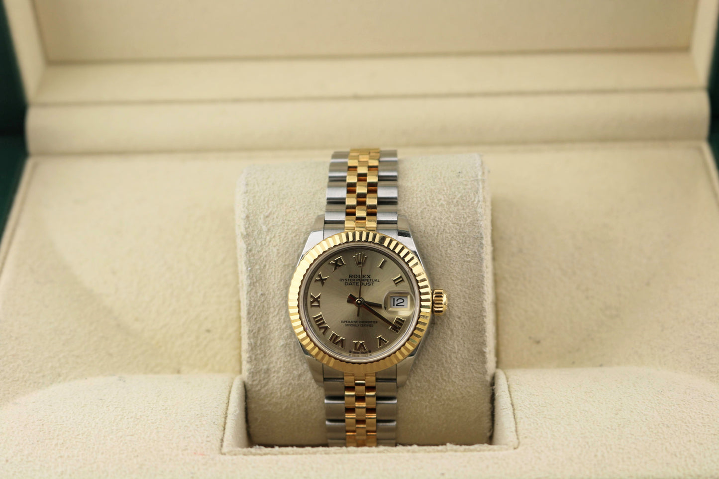 2022 Rolex Ladies Datejust 279173 Champagne Roman Dial TT Jubilee No Papers 28mm