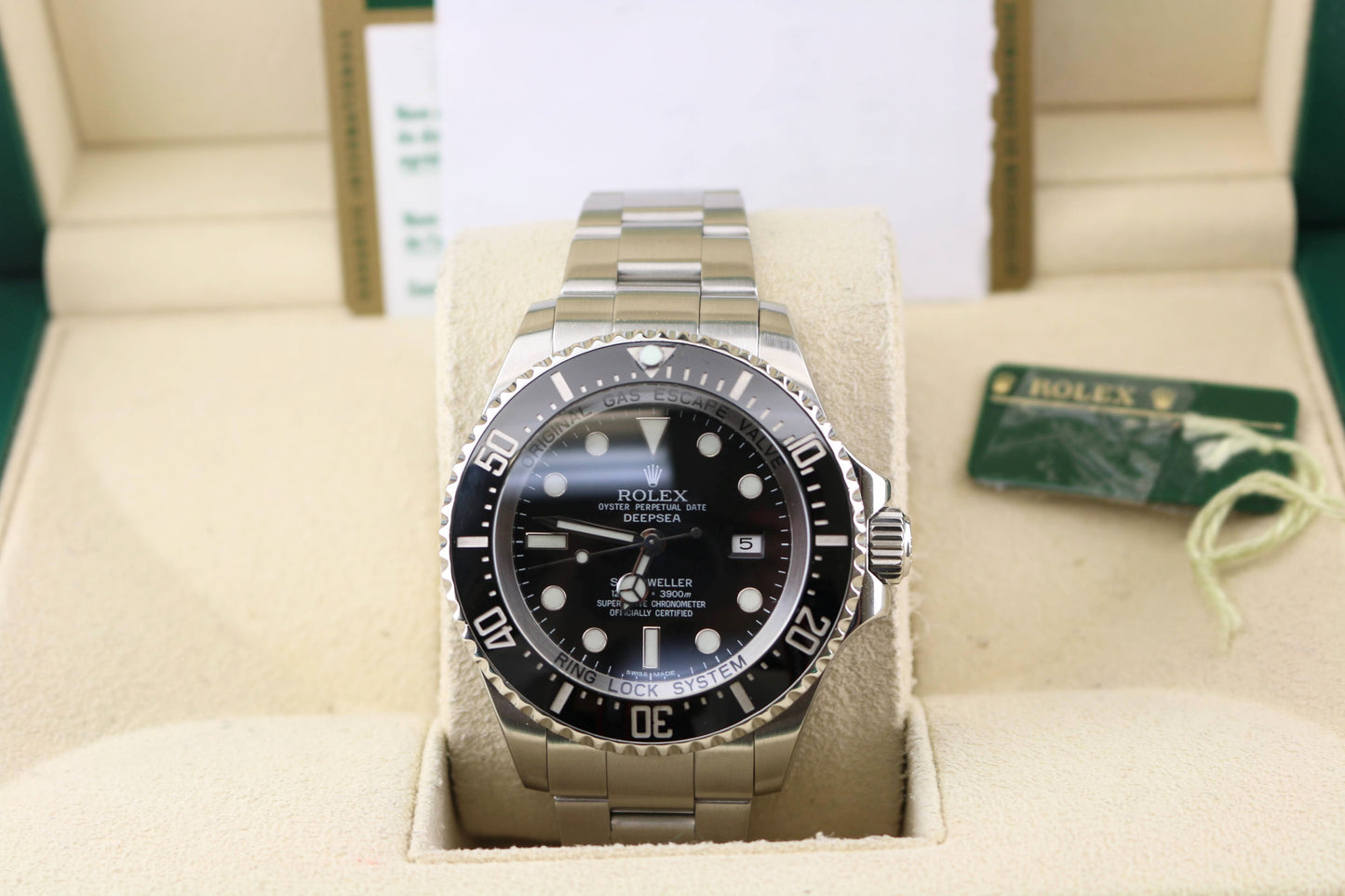 2010 Rolex Deepsea Sea-Dweller 116660 Black Dial SS Oyster With Papers 44mm