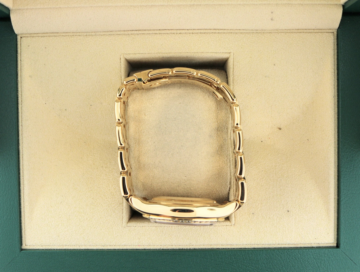 Rolex Day-Date 18948 Silver Diamond Dial 18kt Pearlmaster With Open Papers 39mm