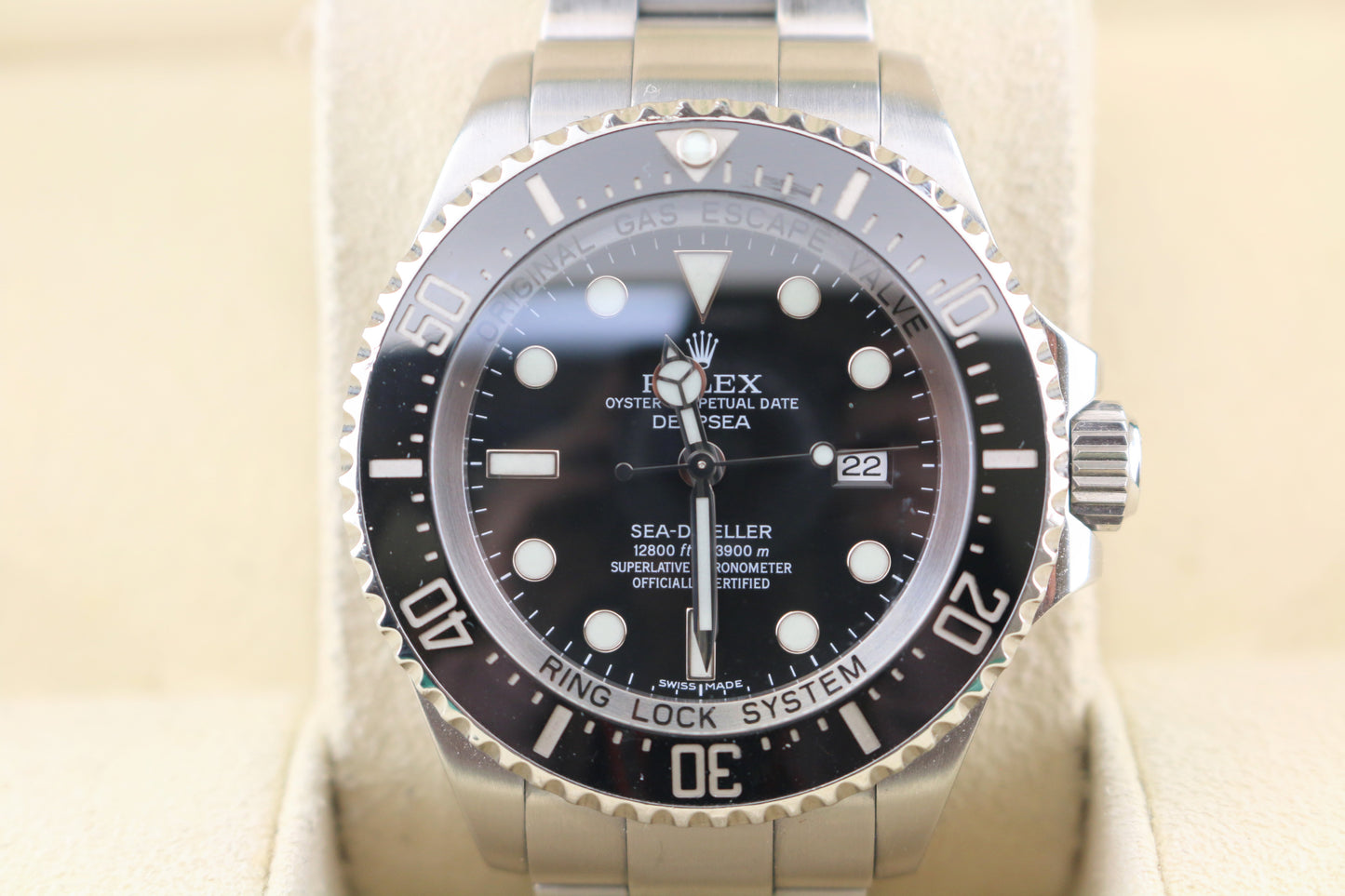 2010 Rolex Sea-Dweller Deepsea 116660 Black Dial SS Oyster No Papers 44mm