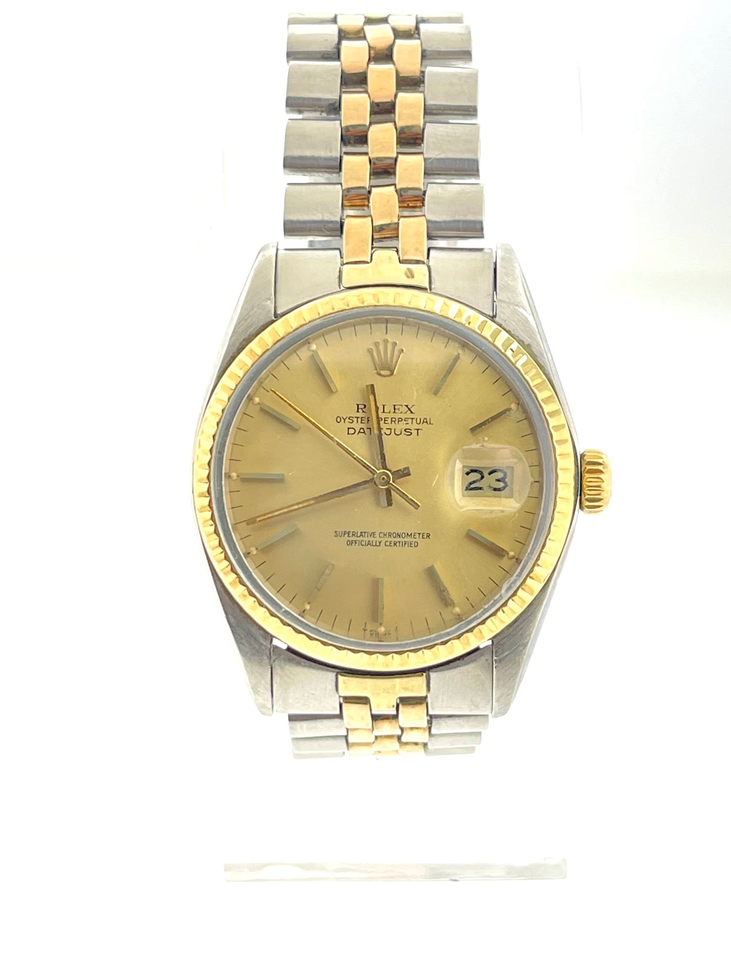 1978 Rolex Datejust 16013 Champagne Dial No Papers 36mm