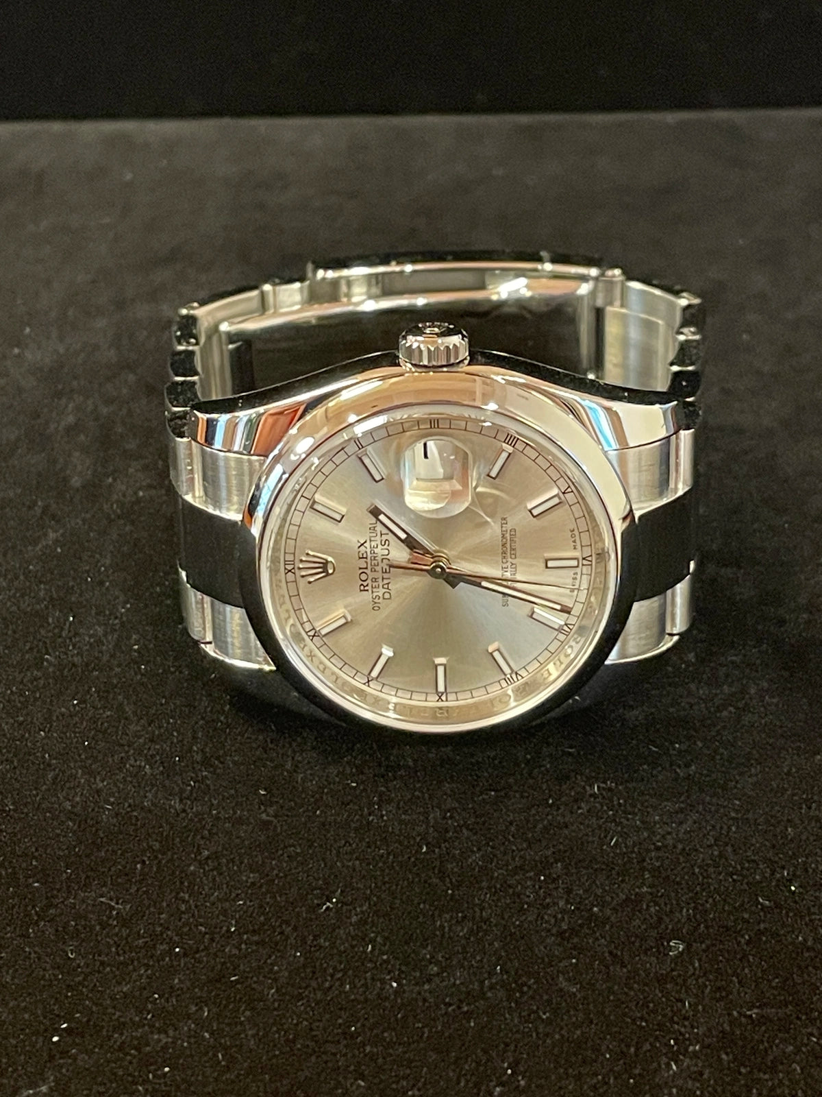 2010 Rolex Datejust 116200 Silver Dial SS Oyster No Papers 36mm