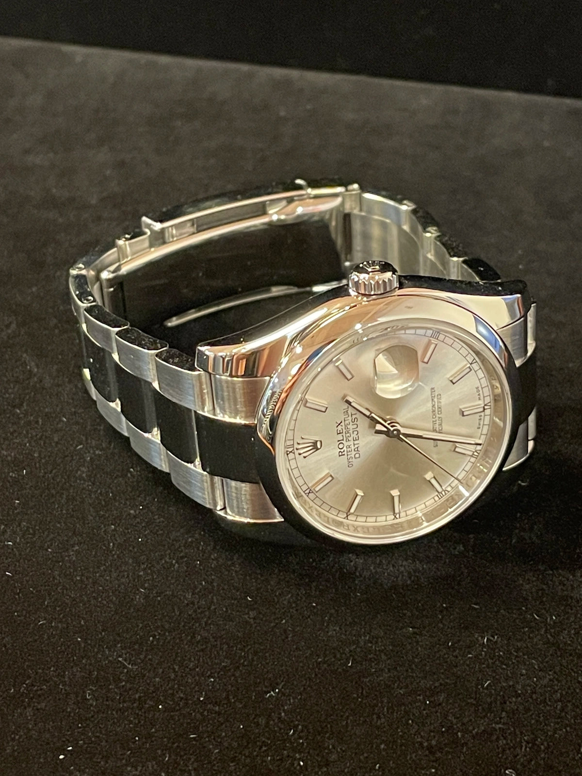 2010 Rolex Datejust 116200 Silver Dial SS Oyster No Papers 36mm