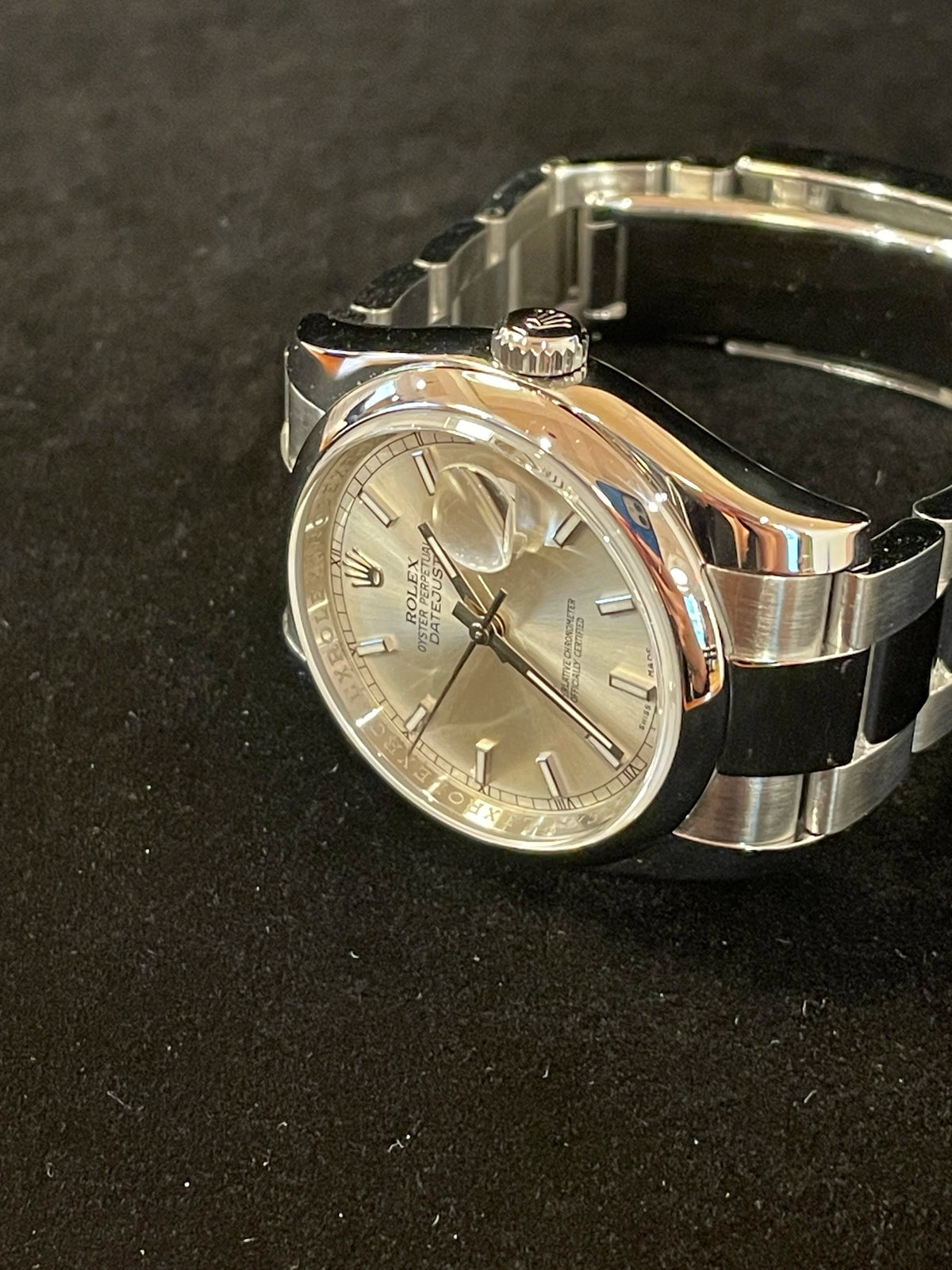2010 Rolex Datejust 116200 Silver Dial SS Oyster No Papers 36mm