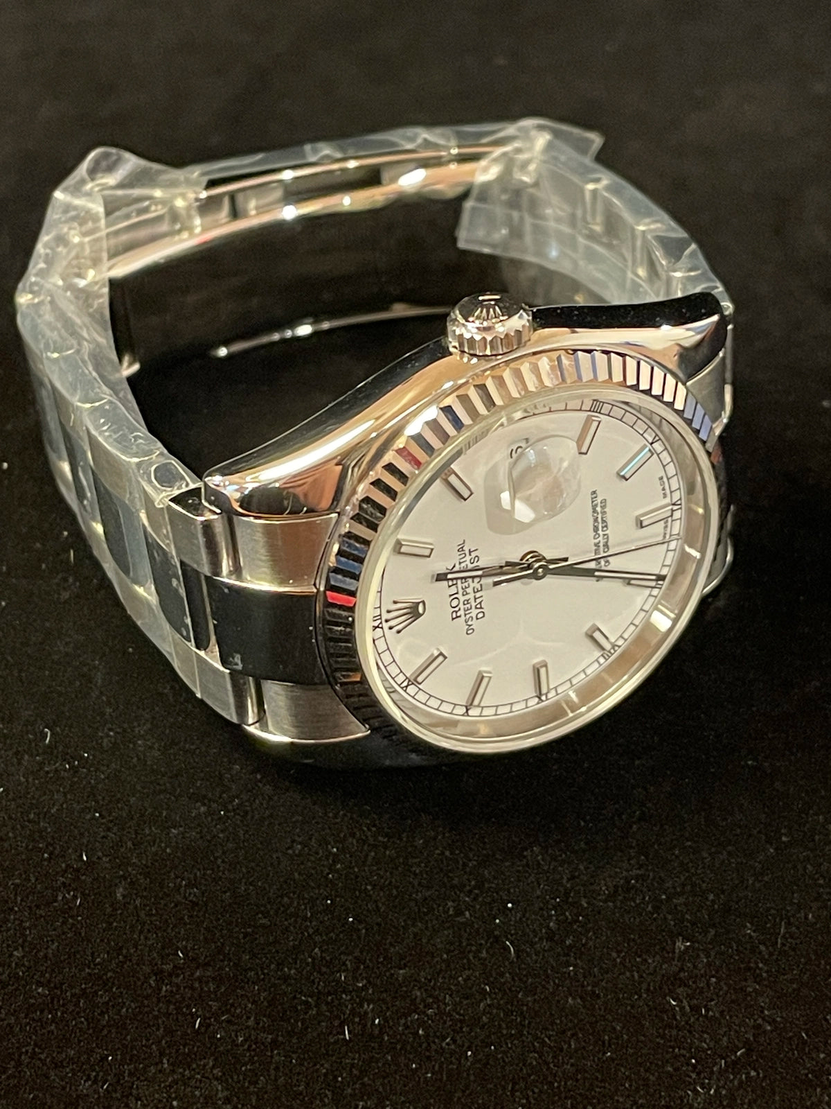 2006 Rolex Datejust 116234 White Dial SS Oyster No Papers 36mm