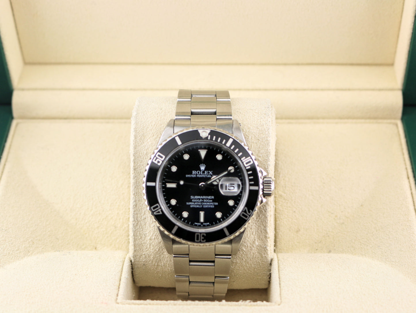 1990 Rolex Submariner 16610 Black Dial SS Oyster No Papers 40mm