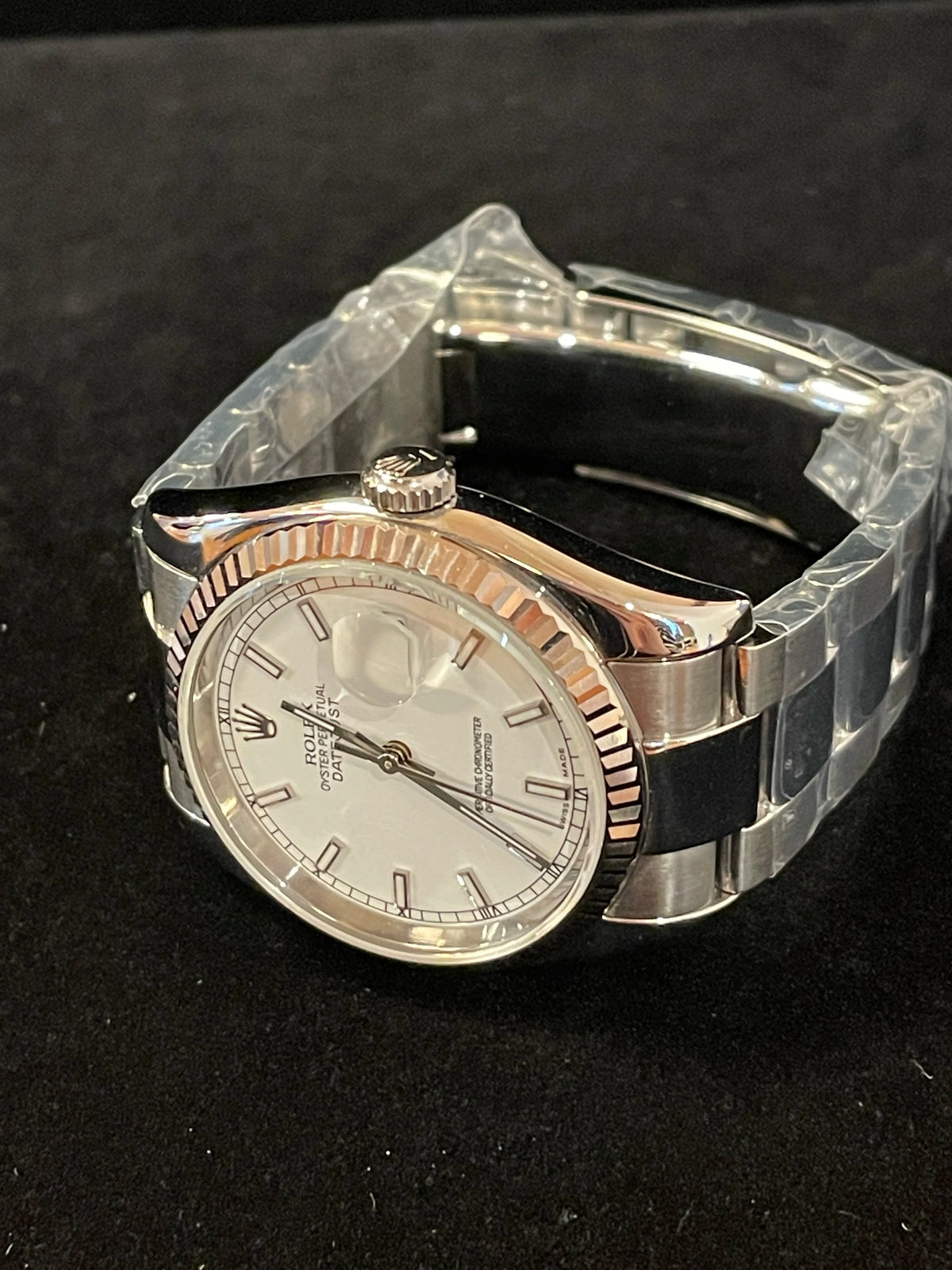 2006 Rolex Datejust 116234 White Dial SS Oyster No Papers 36mm