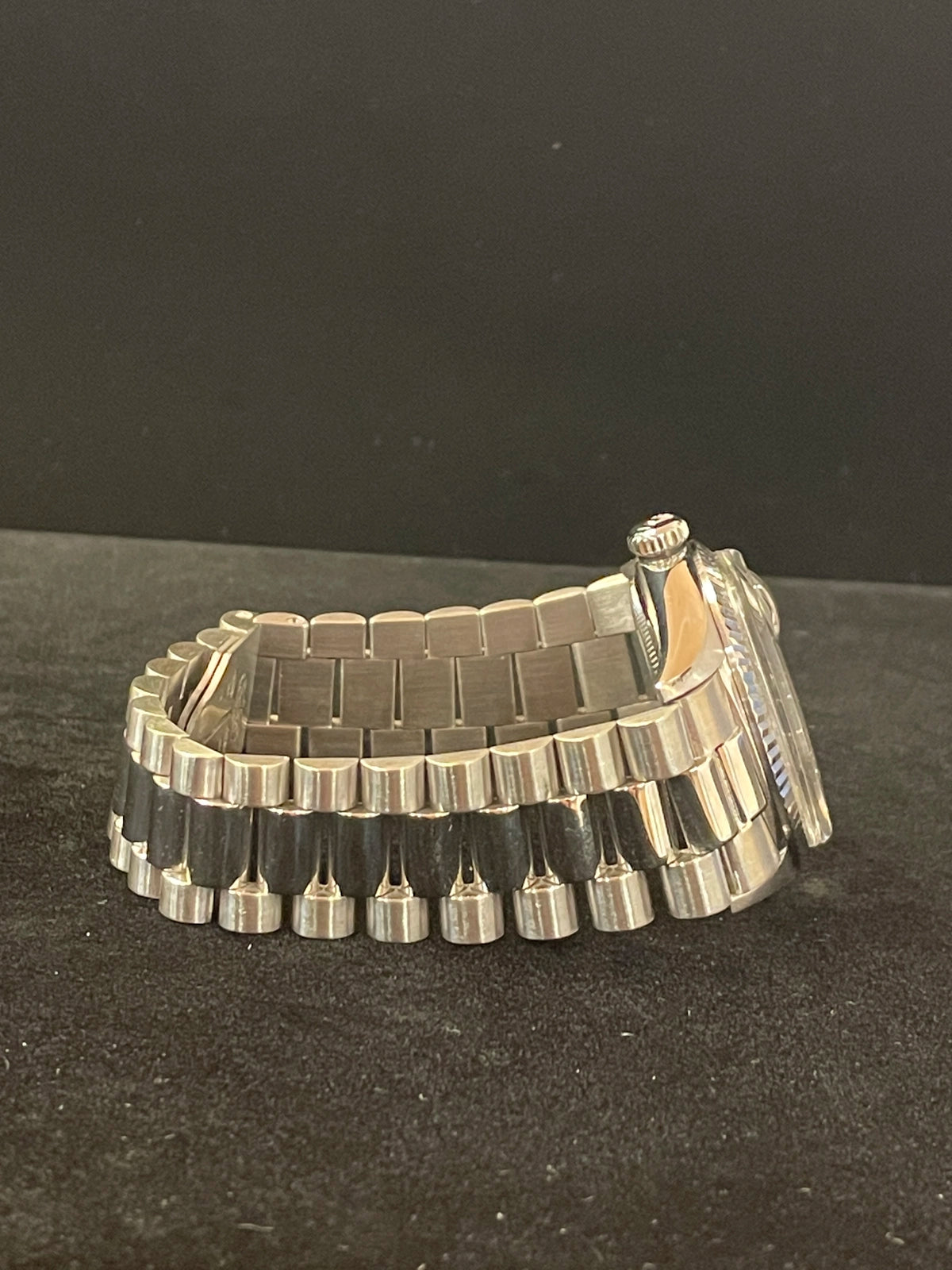 1967 Rolex Day-Date 1803 Silver Doorstop Dial White Gold President No Paper 36mm