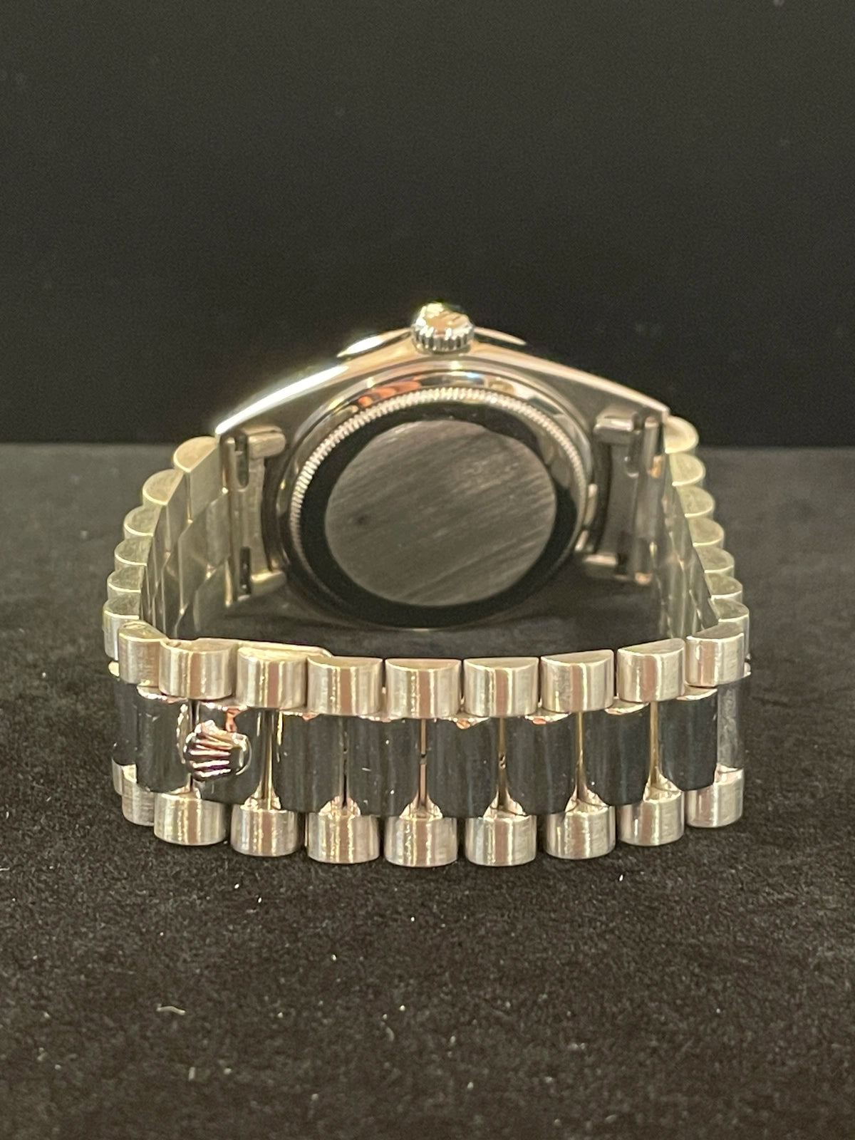 1967 Rolex Day-Date 1803 Silver Doorstop Dial White Gold President No Paper 36mm