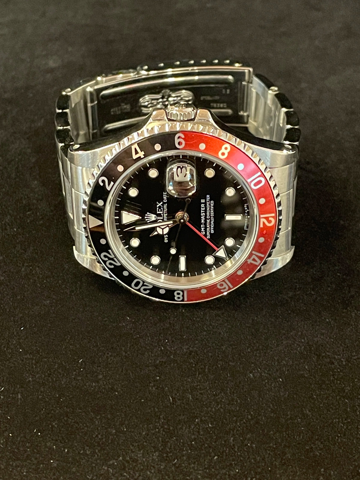 1991 Rolex Coke GMT-Master II 16710 Black Dial SS Oyster No Papers 40mm