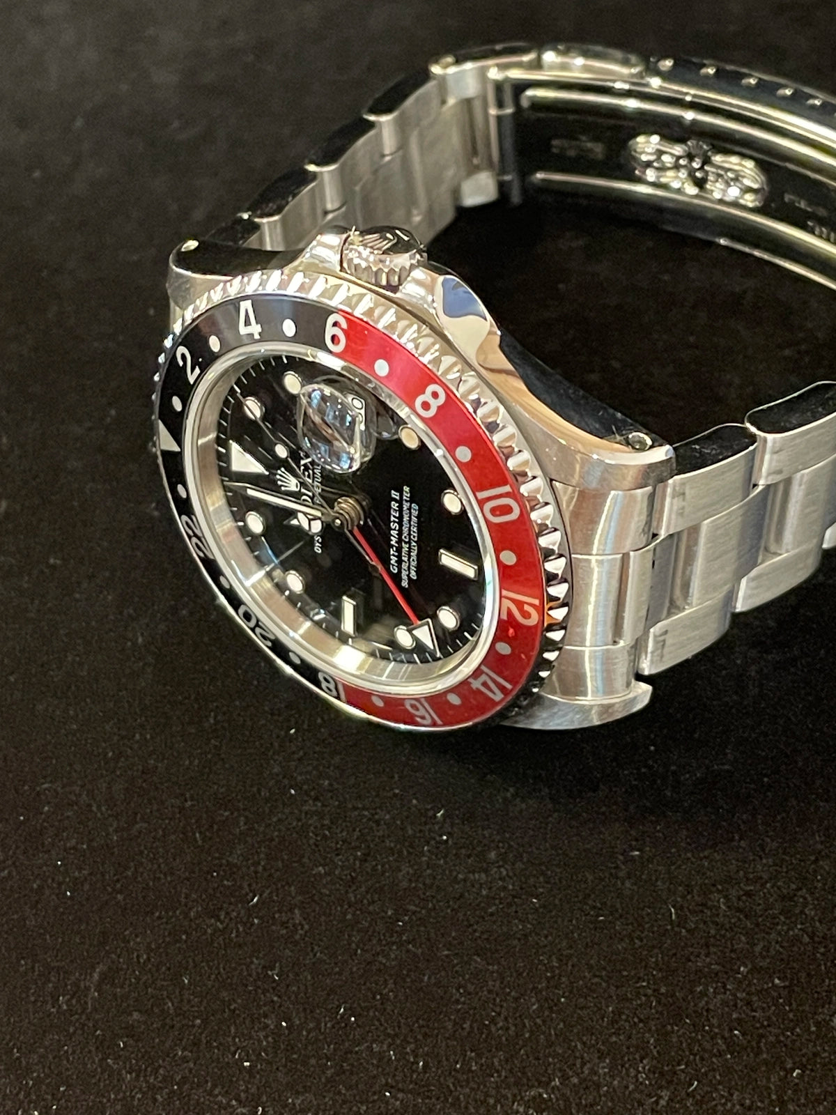 1991 Rolex Coke GMT-Master II 16710 Black Dial SS Oyster No Papers 40mm