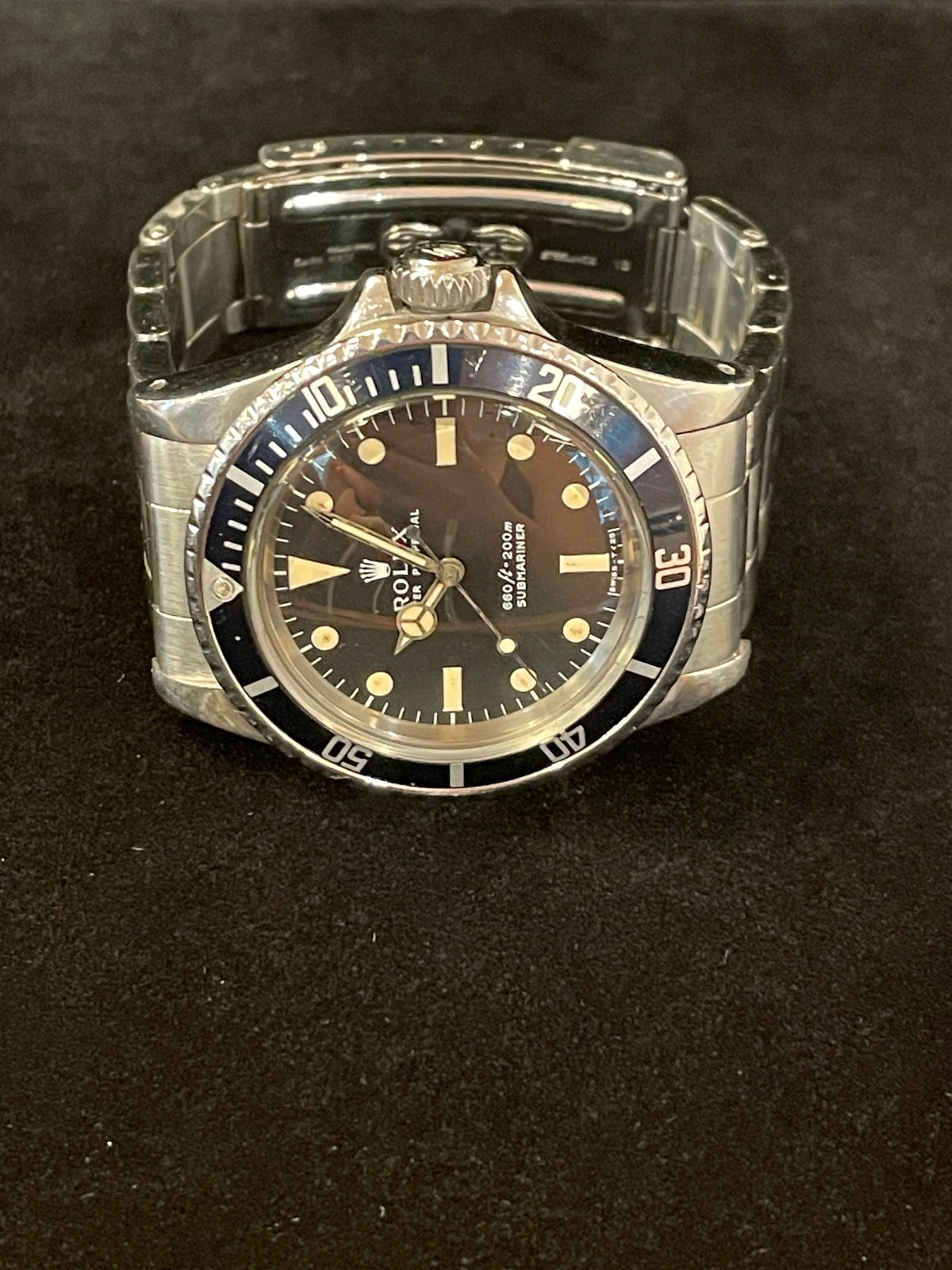 1978 Rolex Submariner 5513 Black Matte Dial SS Oyster No Papers 40mm