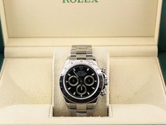 2007 Rolex Daytona 116520 Black Dial SS Oyster No Papers 40mm