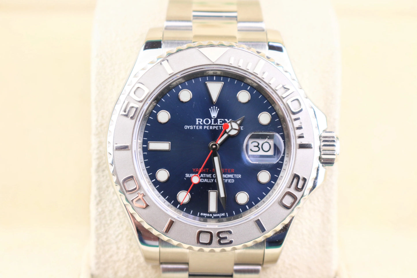 2015 Rolex Yacht-Master 116622 Blue Dial SS Oyster No Papers 40mm