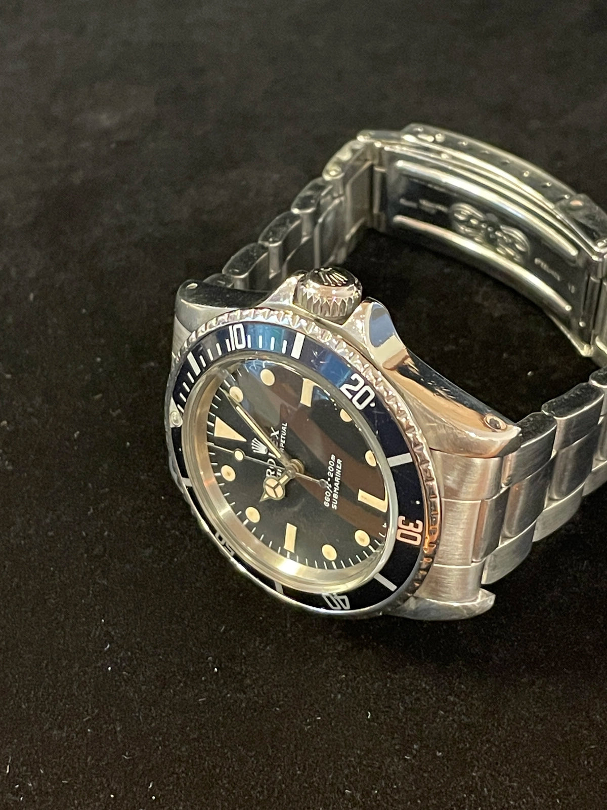 1978 Rolex Submariner 5513 Black Matte Dial SS Oyster No Papers 40mm