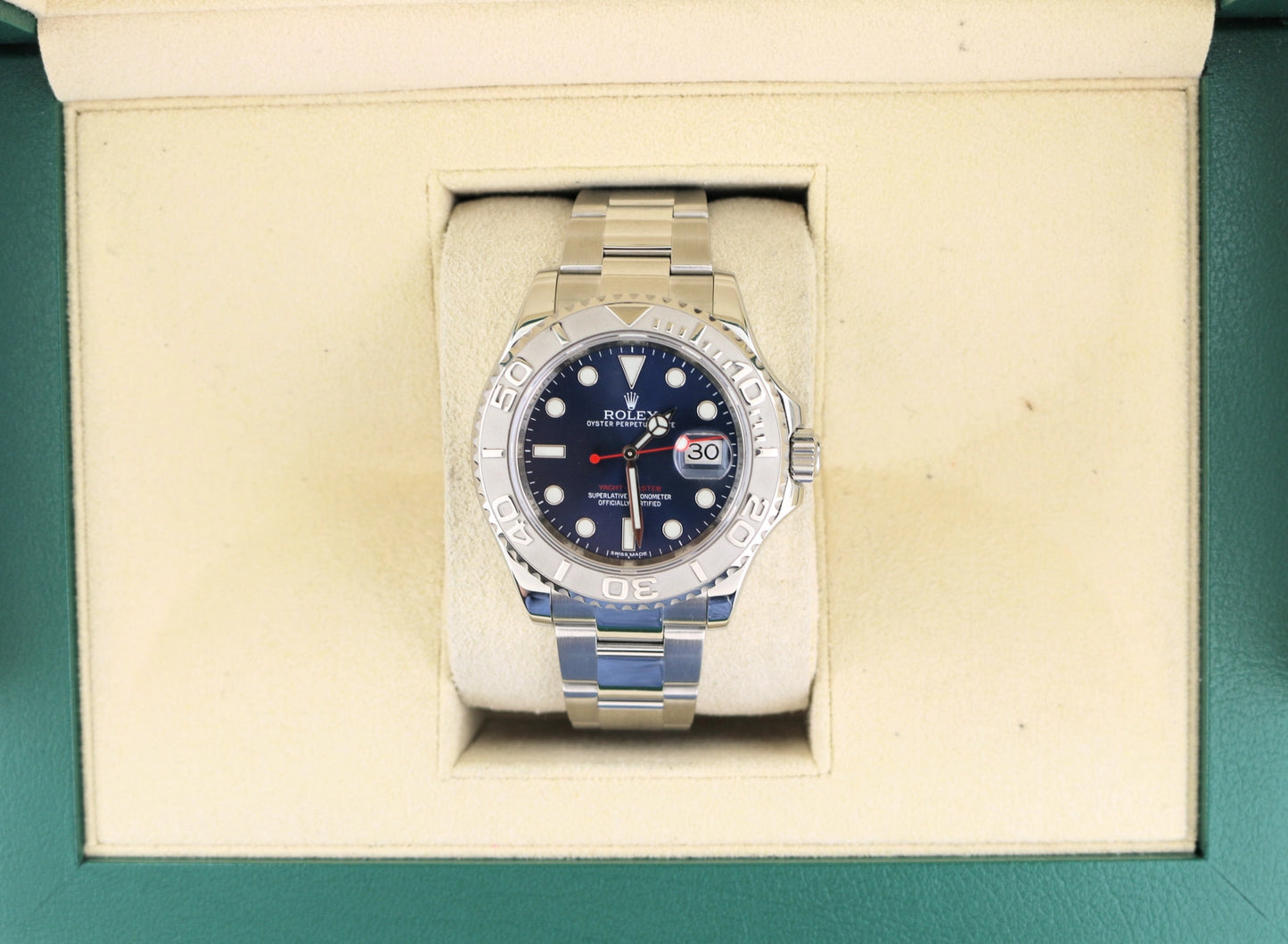 2015 Rolex Yacht-Master 116622 Blue Dial SS Oyster No Papers 40mm