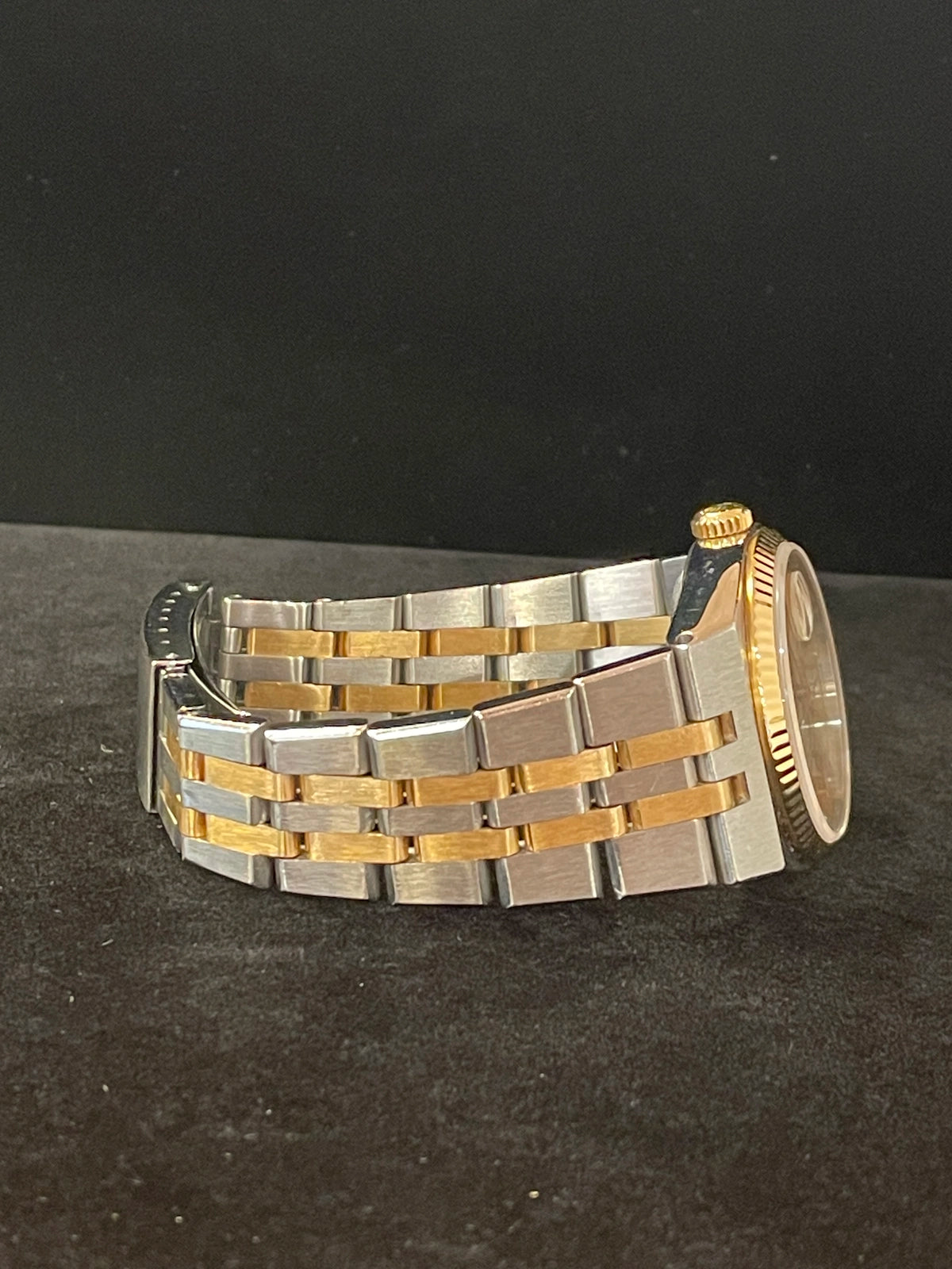 1991 Rolex Datejust Oysterquartz 17013 Champagne Dial TT 18kt No Papers 36mm