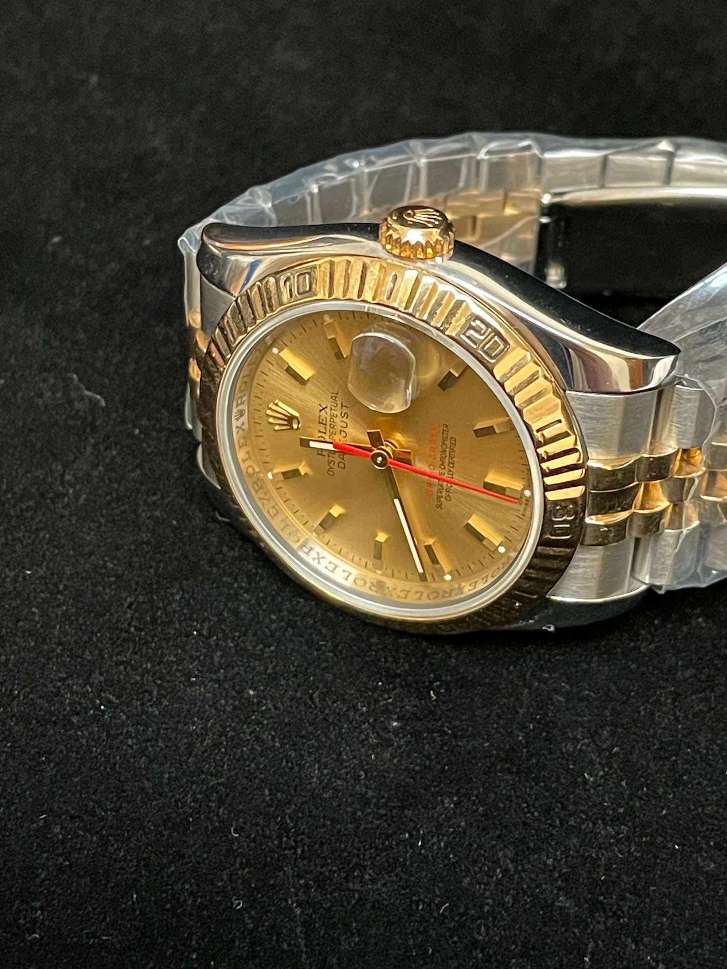 2006 Rolex Datejust Turn-O-Graph 116263 Champagne Dial TT Jubilee No Papers 36mm