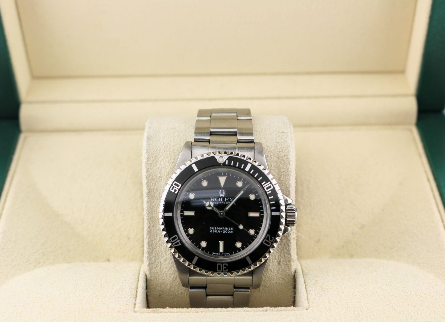 1968 Rolex Submariner No Date 5513 Black Dial SS Oyster No Papers 40mm