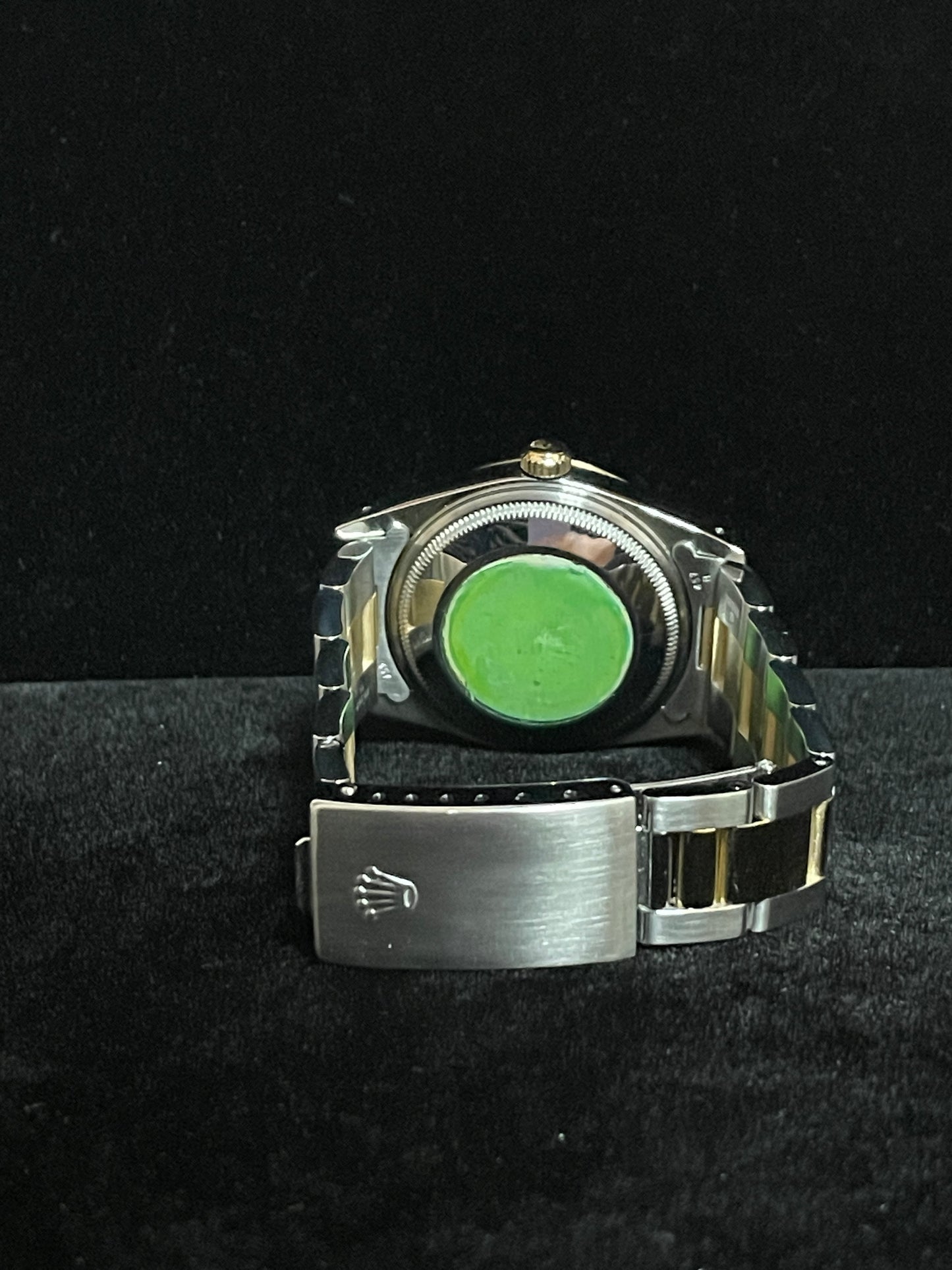 1990 Rolex Date 15223 Black Dial TT 18kt Oyster No Papers 34mm