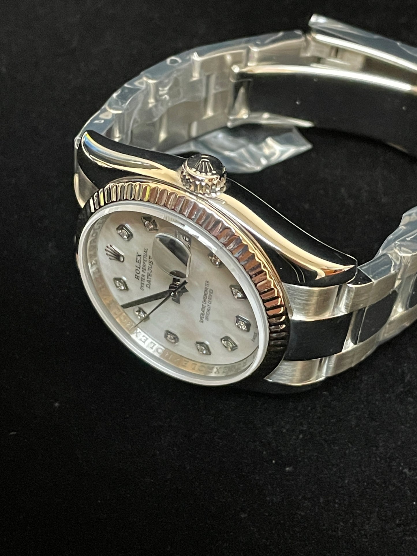 2008 Rolex Datejust 116234 MOP Diamond Dial SS Oyster No Papers 36mm