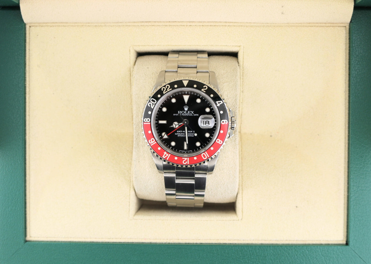 1993 Rolex Coke GMT-Master 16710 Black Dial SS Oyster No Papers 40mm
