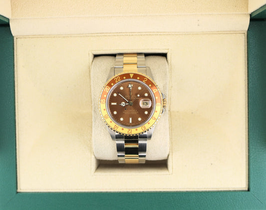1989 Rolex GMT-Master II 16713 Rootbeer Dial TT Oyster No Papers 40mm