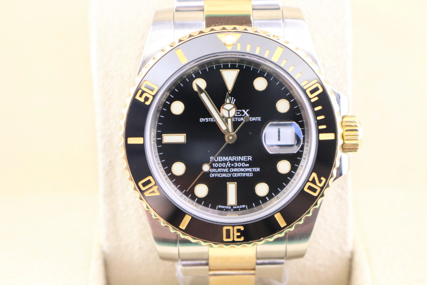 2009 Rolex Submariner 116613 Black Dial TT Oyster No Papers 40mm