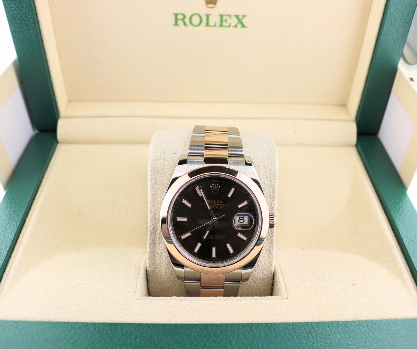 2025 Rolex Datejust 126301 Chocolate Stick Dial TT Oyster No Papers 41mm