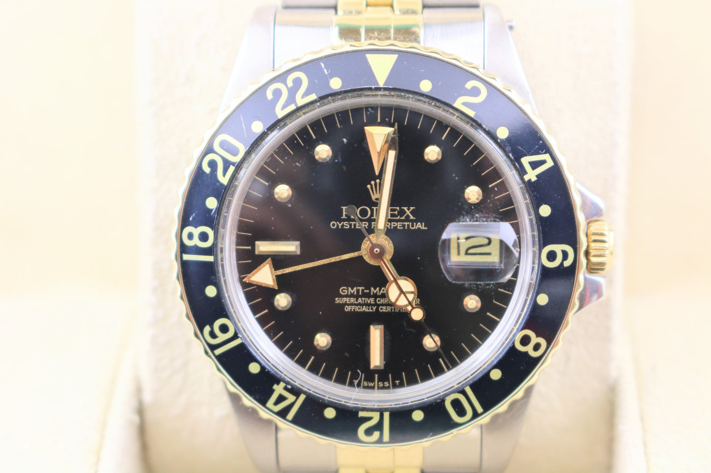 1979 Rolex GMT Master Nipple Dial 1675 TT Jubilee No Papers 40mm