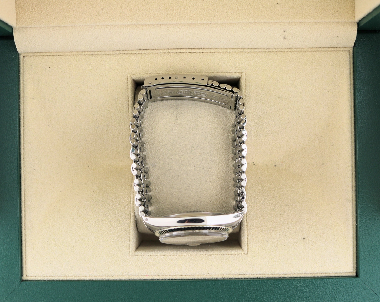 1973 Role Datejust 1601 Silver Sigma Dial SS Folded Jubilee No Papers 36mm