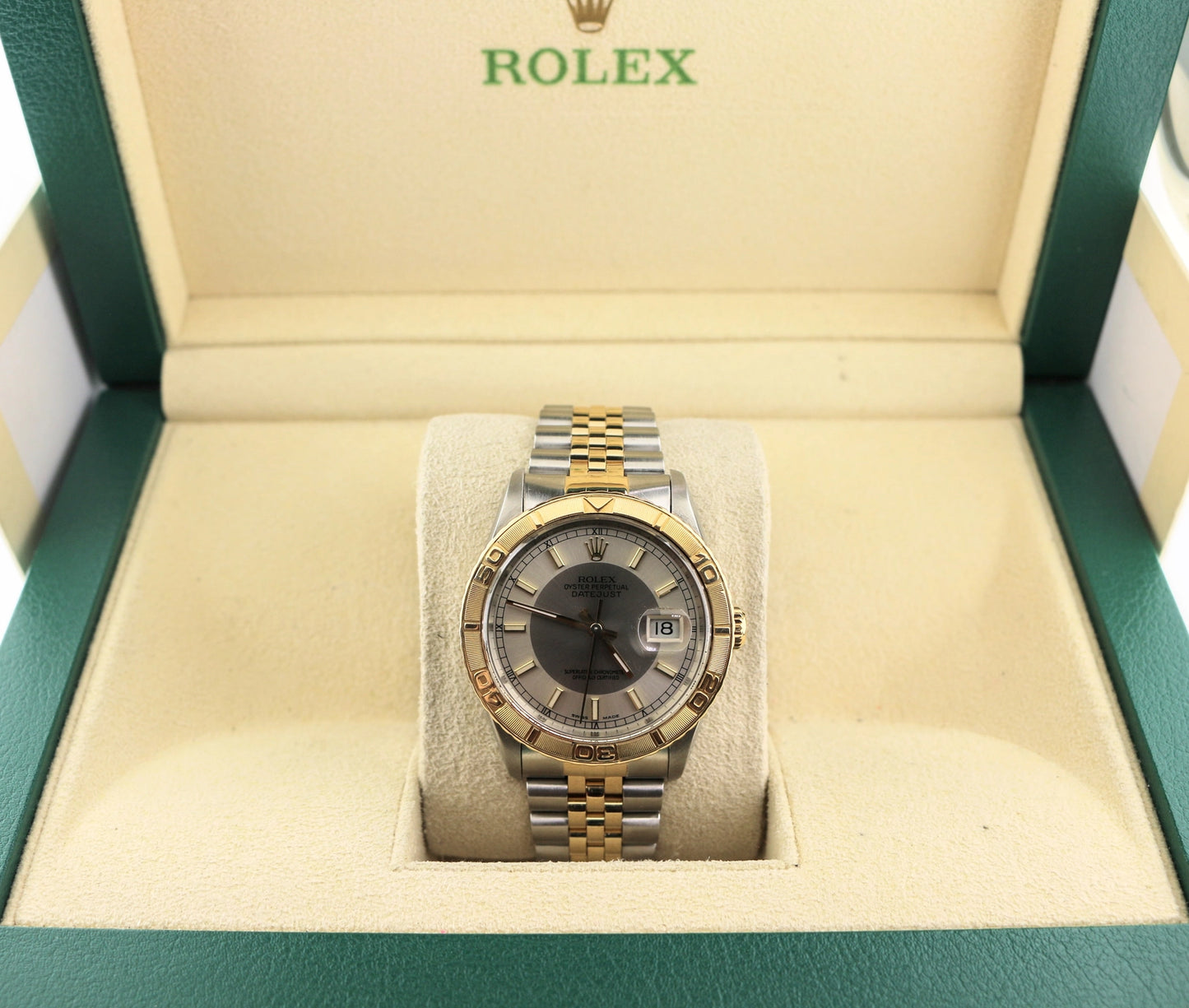 1990 Rolex Datejust Turnograph 16263 Silver Dial TT Jubilee No Papers 36mm