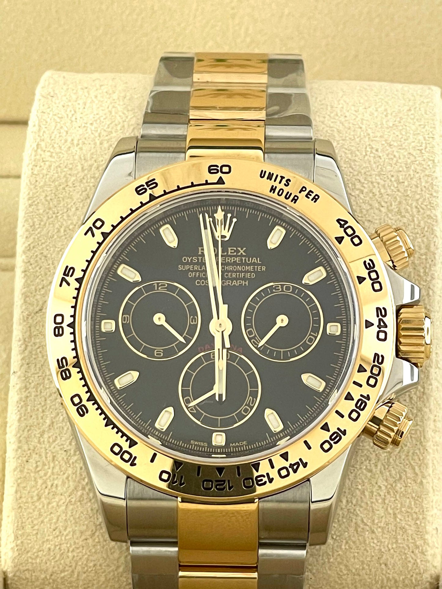 2018 Rolex Cosmograph Daytona 116503 Black Dial Two Tone W/ B+P 40MM