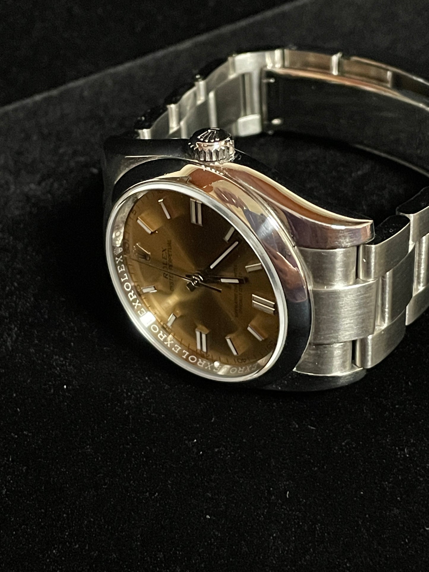 2018 Rolex Oyster Perpetual 116000 White Grape Dial SS Oyster No Papers 36mm