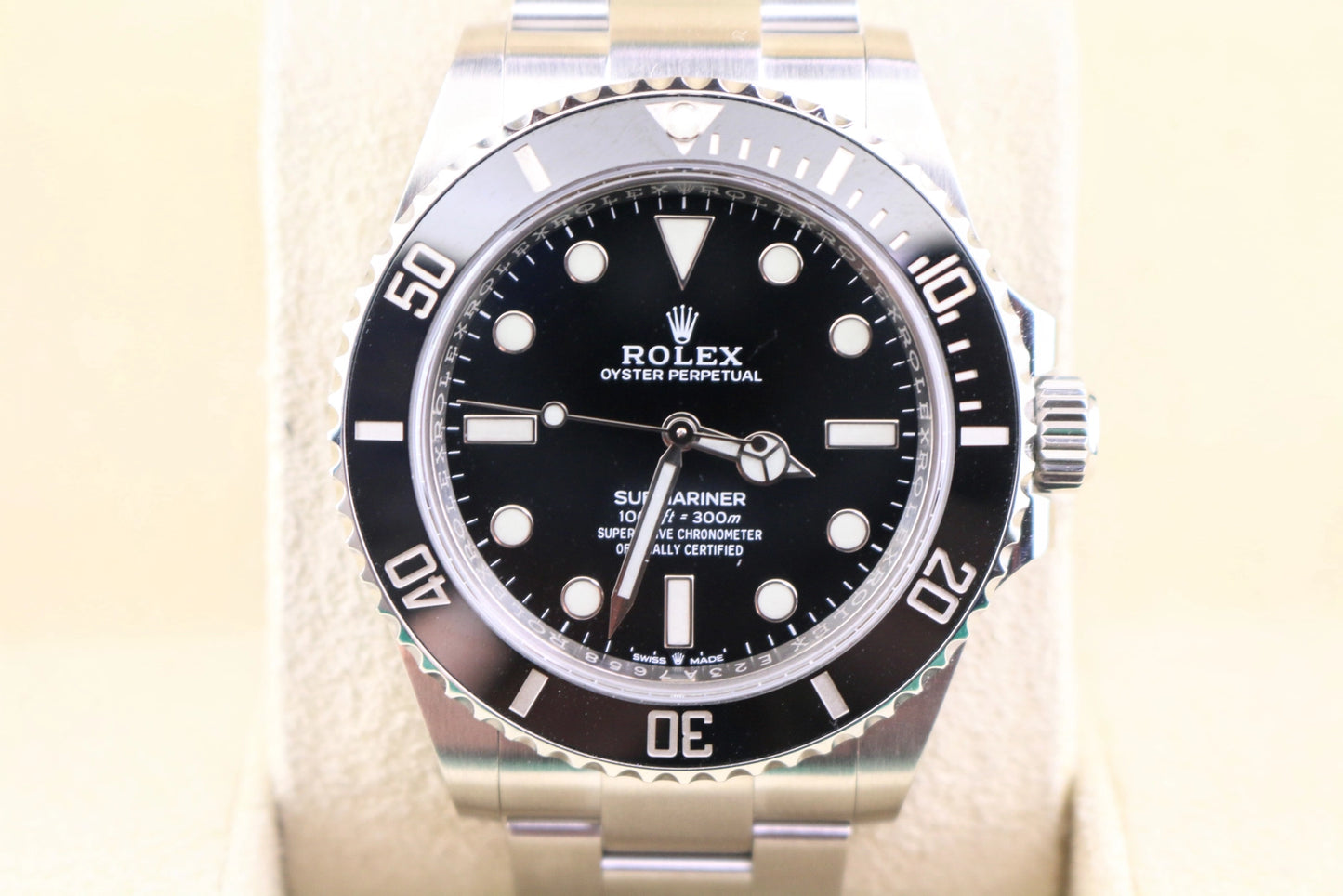 2025 Rolex Submariner No Date 124060 Black Dial SS Oyster No Papers 41mm