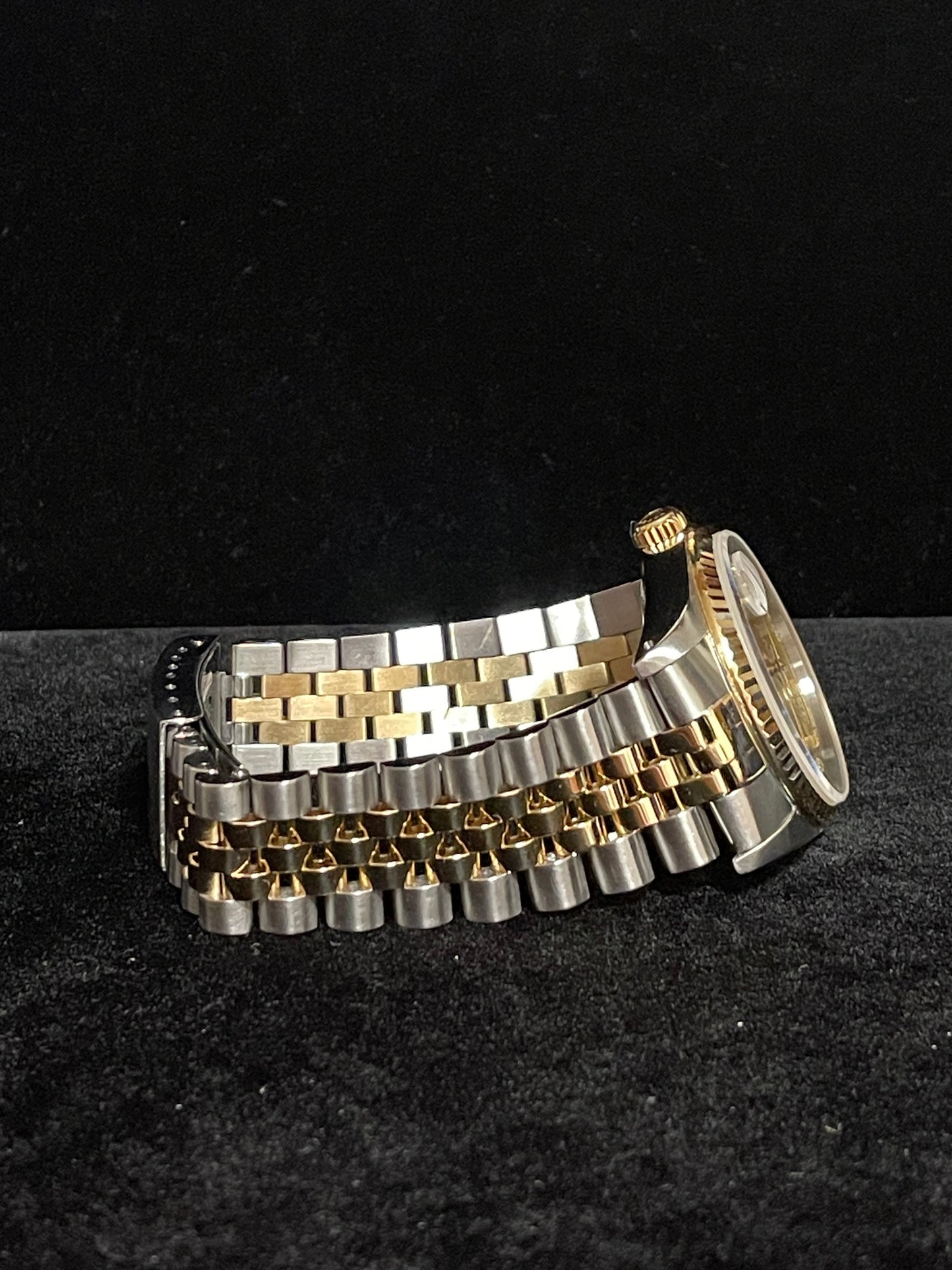 1989 Rolex Datejust 16233 Champagne Diamond Dial TT 18kt Jubilee No Papers 36mm
