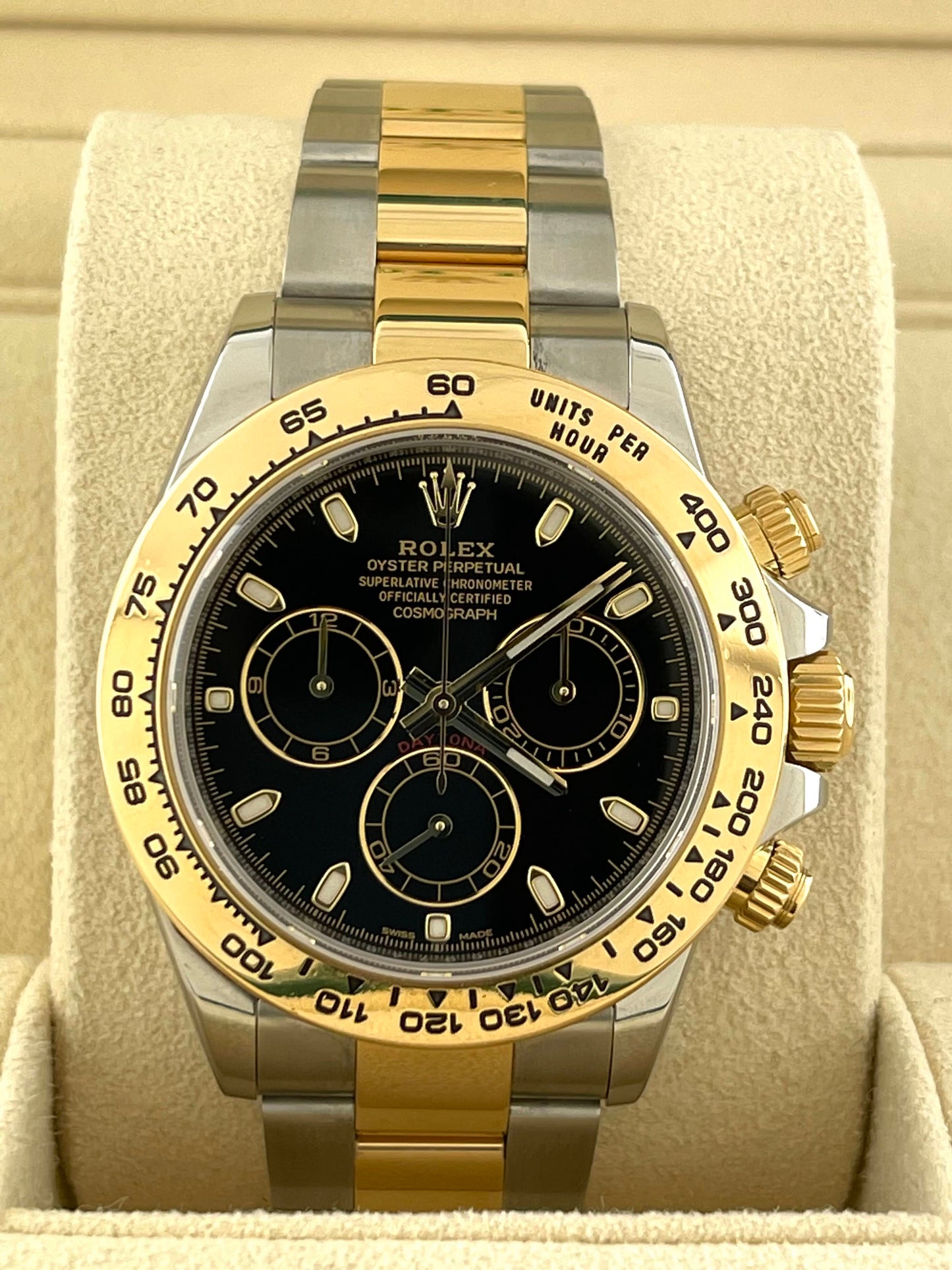 2020 Rolex Daytona Cosmograph 116503 Black Dial Two Tone No Papers 40mm