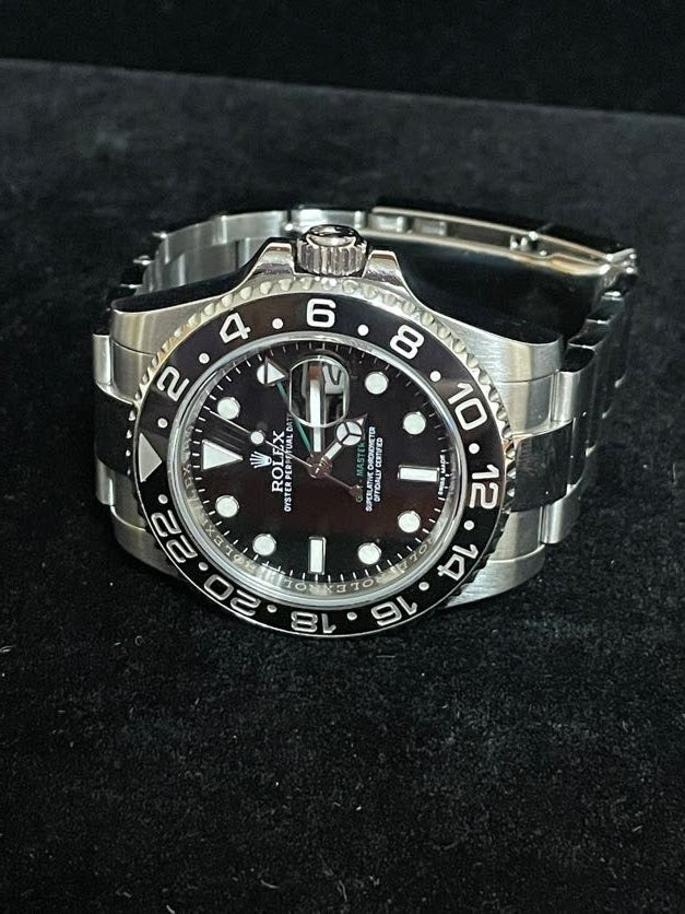 2017 Rolex GMT-Master 116710LN Black Dial SS Oyster With Papers 40mm