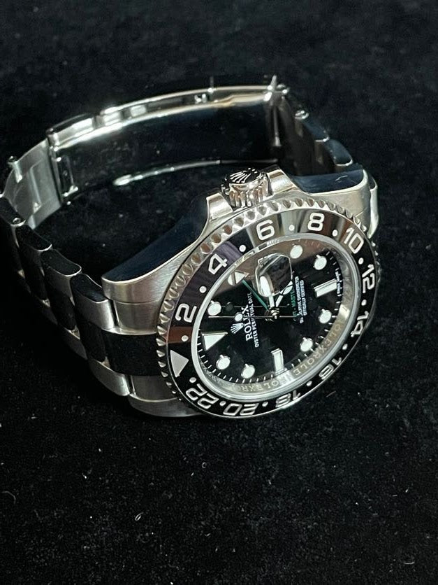 2017 Rolex GMT-Master 116710LN Black Dial SS Oyster With Papers 40mm
